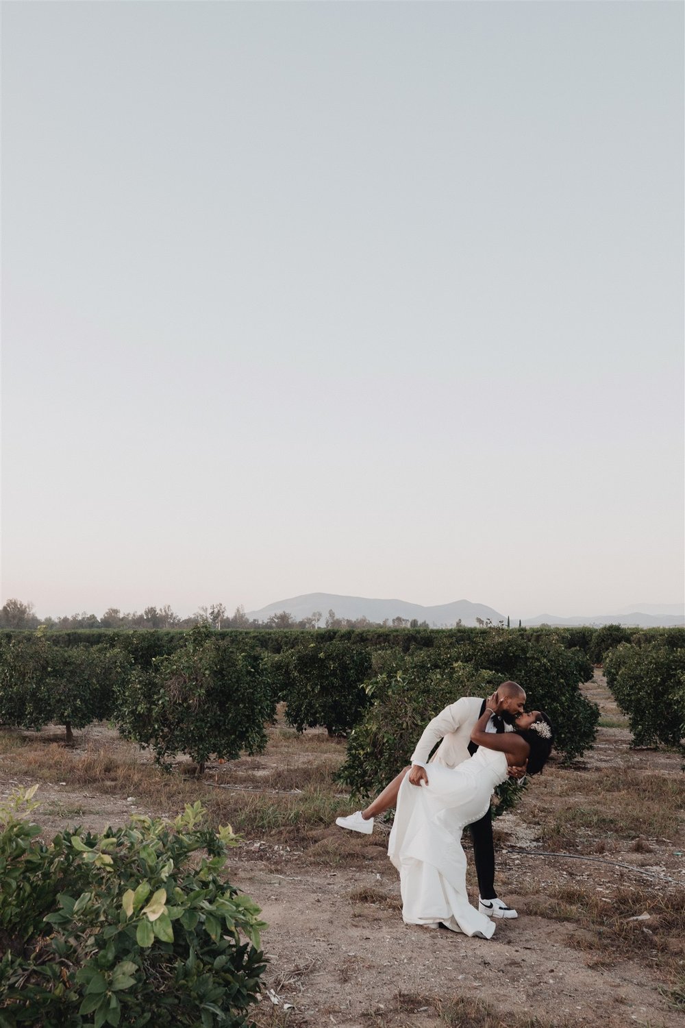 Bride &amp; Groom Portrait at Ponte Winery taken by Lulan Studio