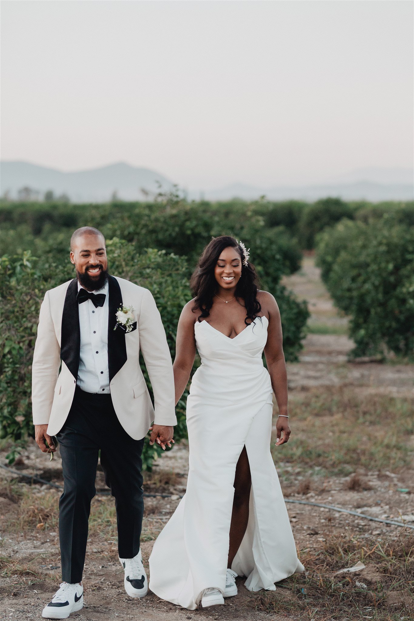 Bride &amp; Groom Portrait at Ponte Winery taken by Lulan Studio