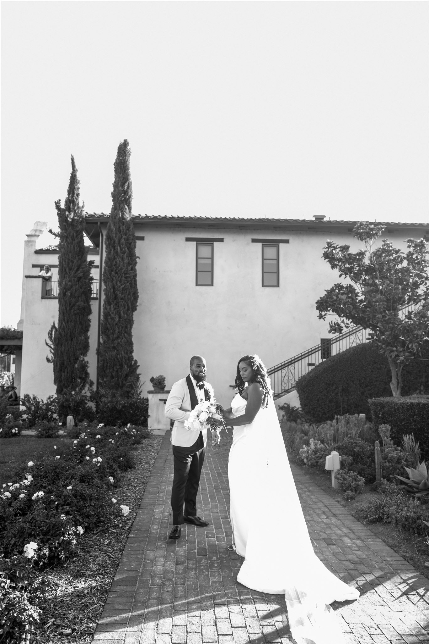 Bride &amp; Groom Portrait at Ponte Winery taken by Lulan Studio