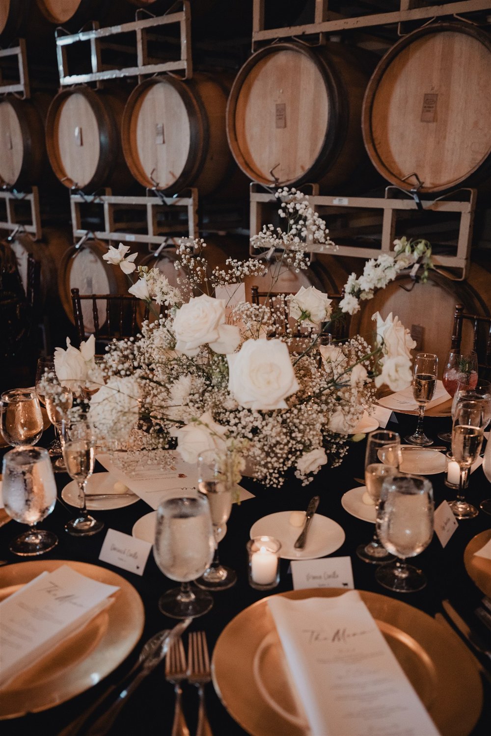 Wedding Reception Details at Ponte Winery photo taken by Lulan Studio