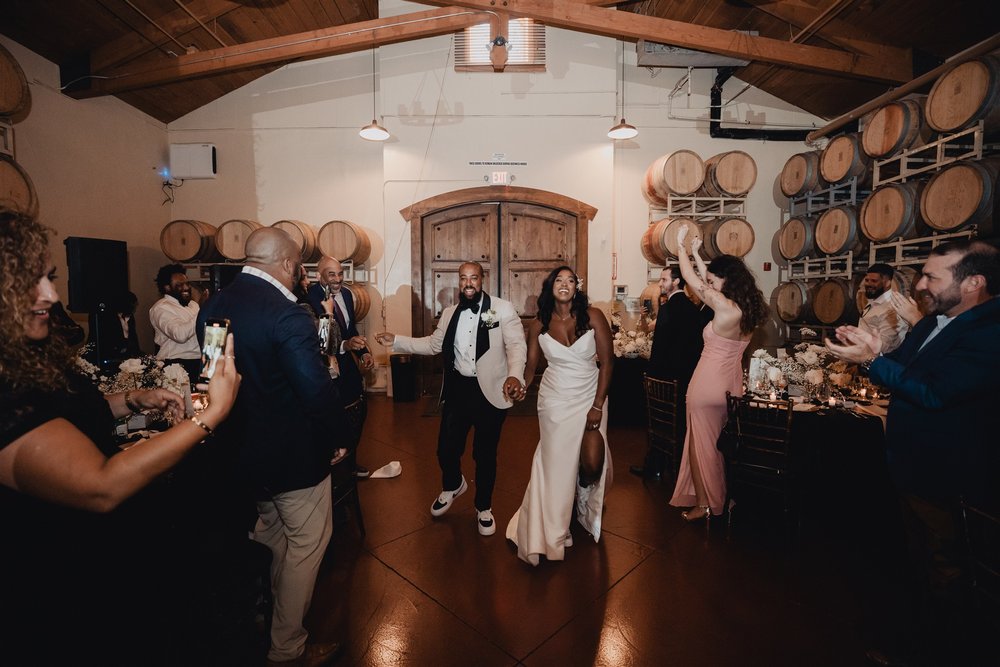 Wedding Reception at Ponte Winery taken by Lulan Studio