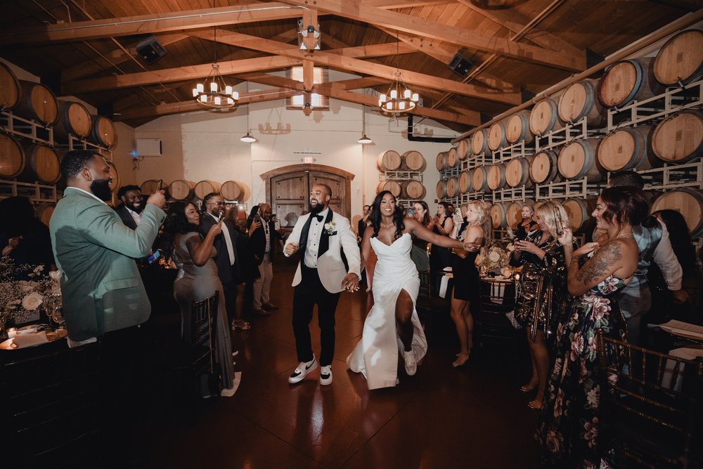 Wedding Reception at Ponte Winery taken by Lulan Studio