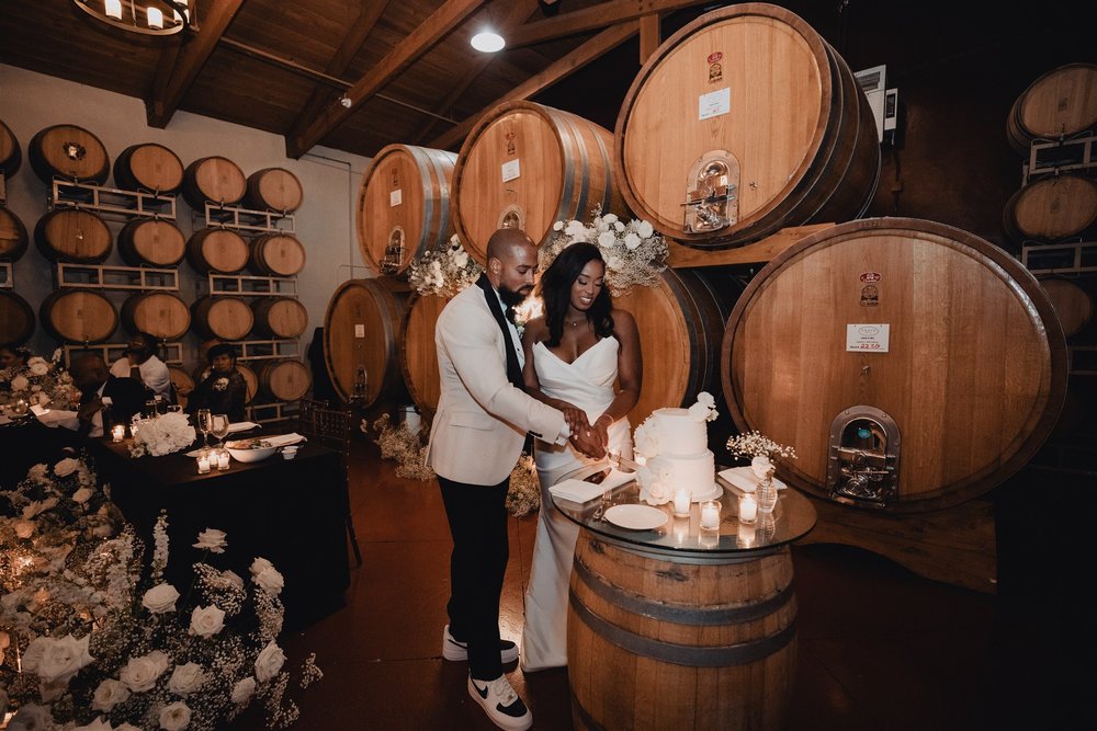 Wedding Reception at Ponte Winery taken by Lulan Studio