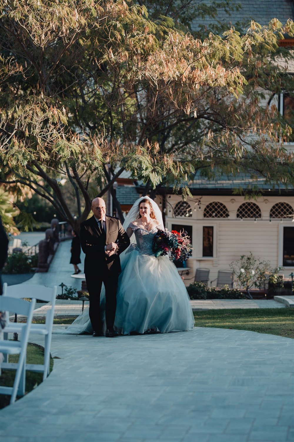 Wedding Ceremony at Newhall Mansion taken by Lulan Studio