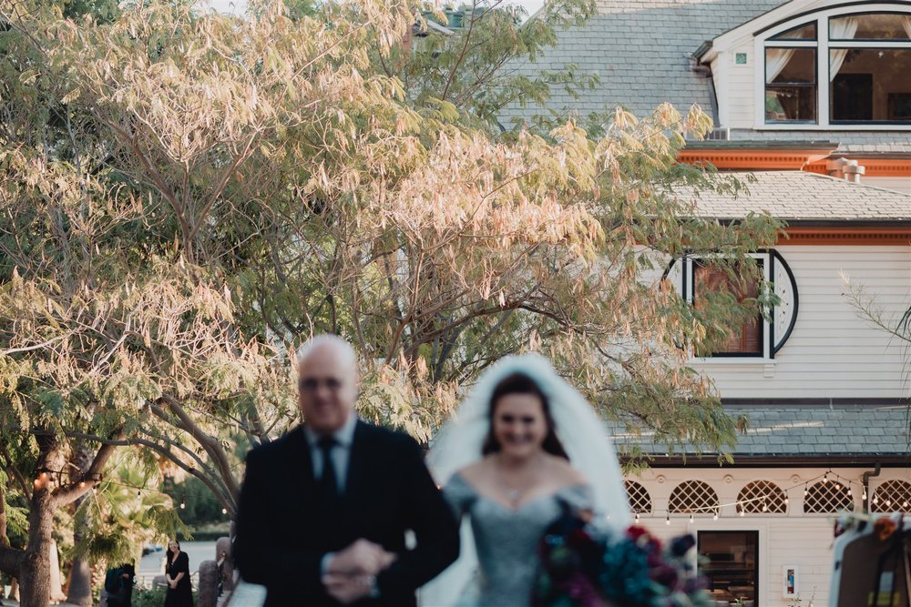 Wedding Ceremony at Newhall Mansion taken by Lulan Studio