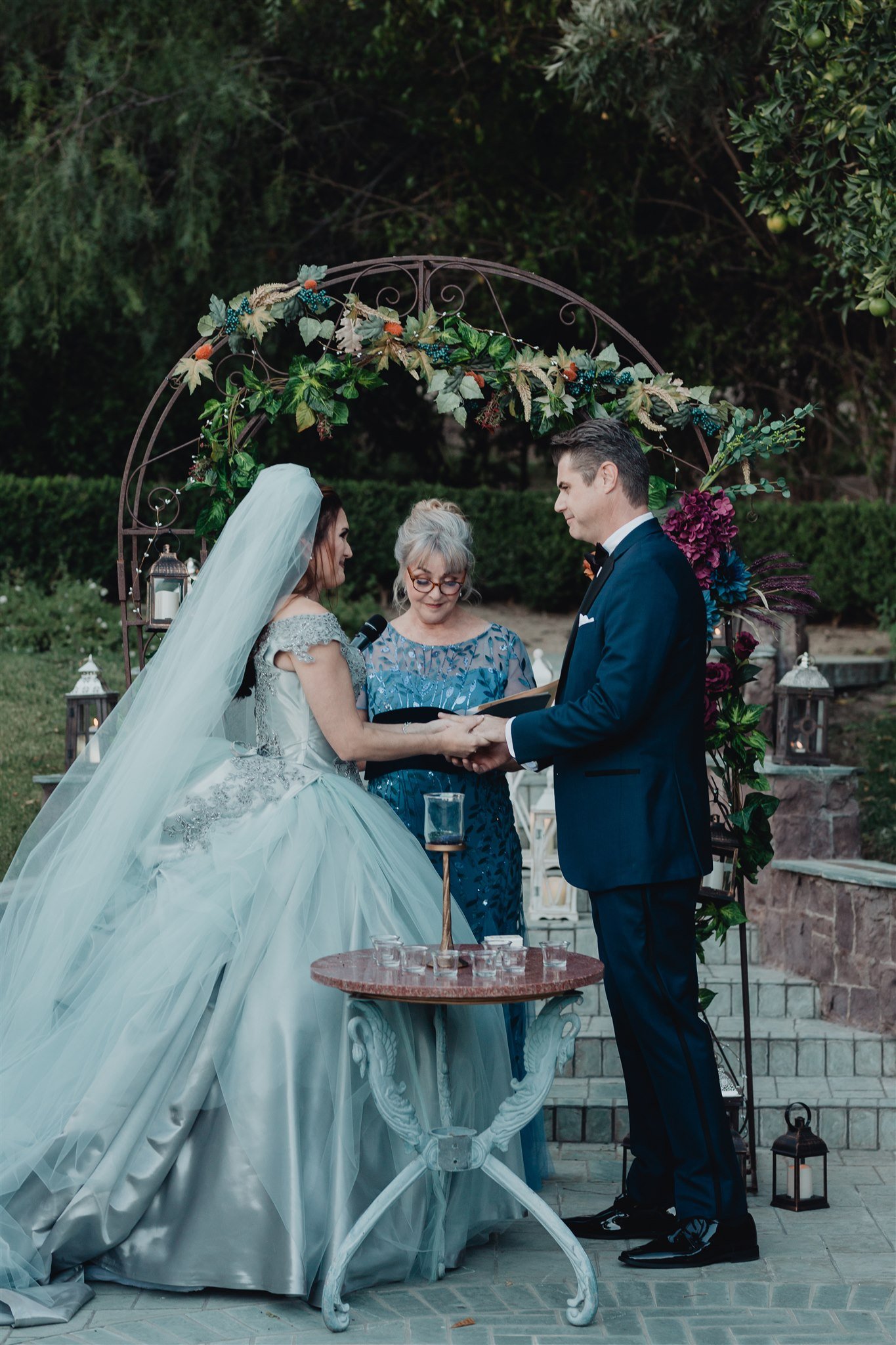 Wedding Ceremony at Newhall Mansion taken by Lulan Studio