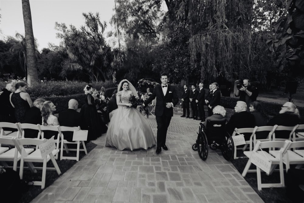 Wedding Ceremony at Newhall Mansion taken by Lulan Studio