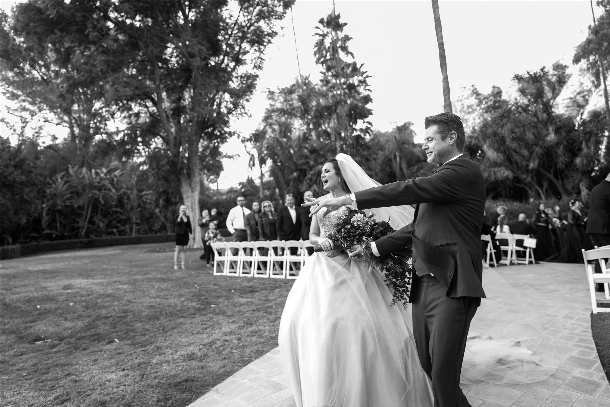 Wedding Ceremony at Newhall Mansion taken by Lulan Studio