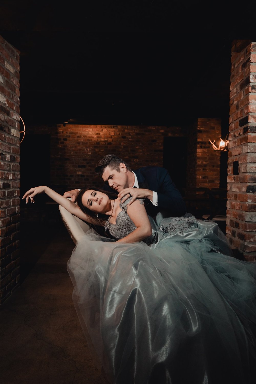 Bride &amp; Groom Wedding Portrait at Newhall Mansion taken by Lulan Studio