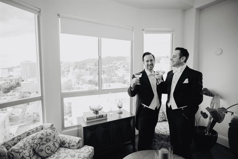 Same-sex wedding photographed by Lulan Studio