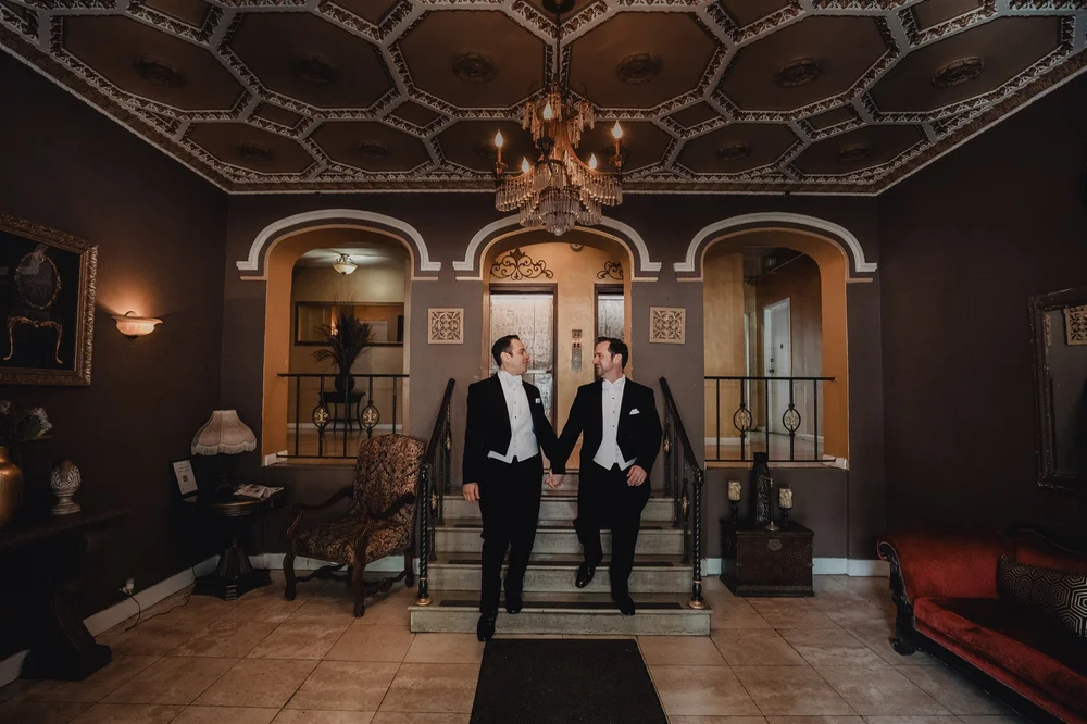 A full church ceremony, in a church that wanted them there