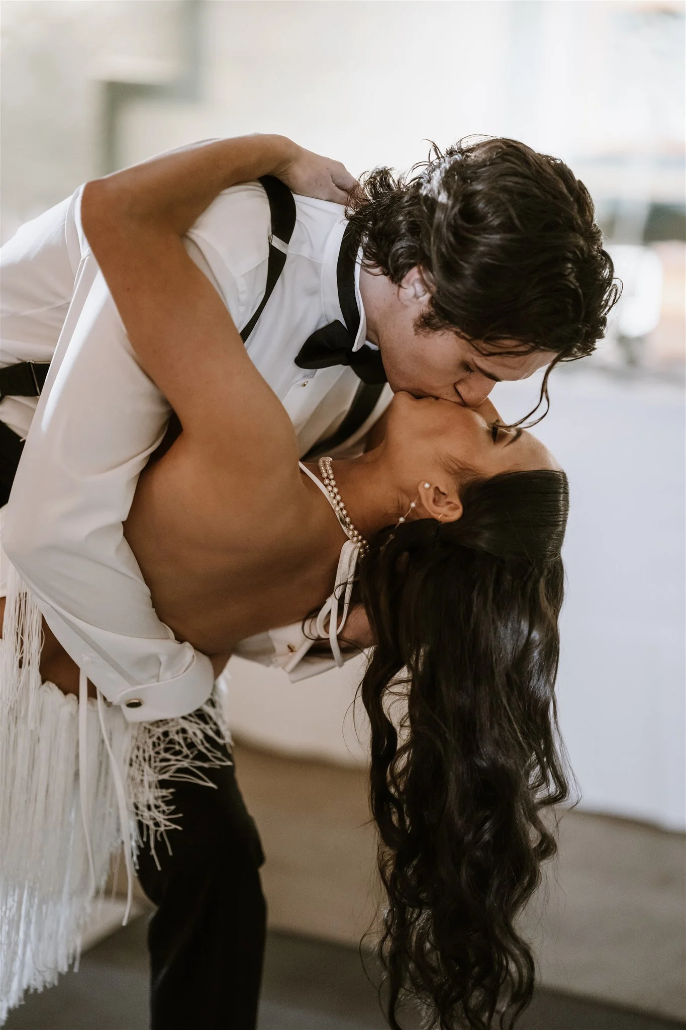 bride &amp; groom first dance at wedding reception