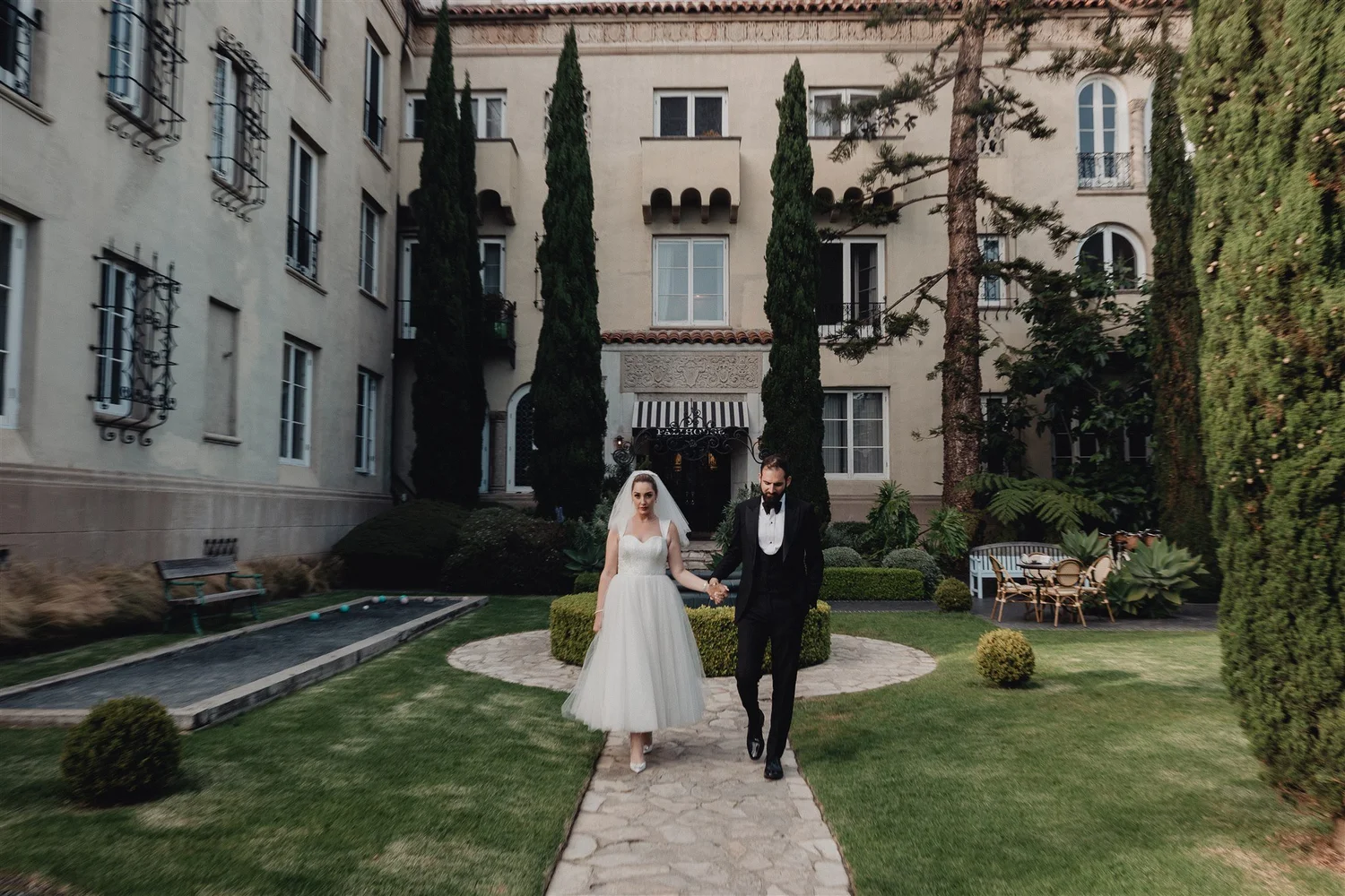 35mm film wedding photography — recent film frame, Los Angeles