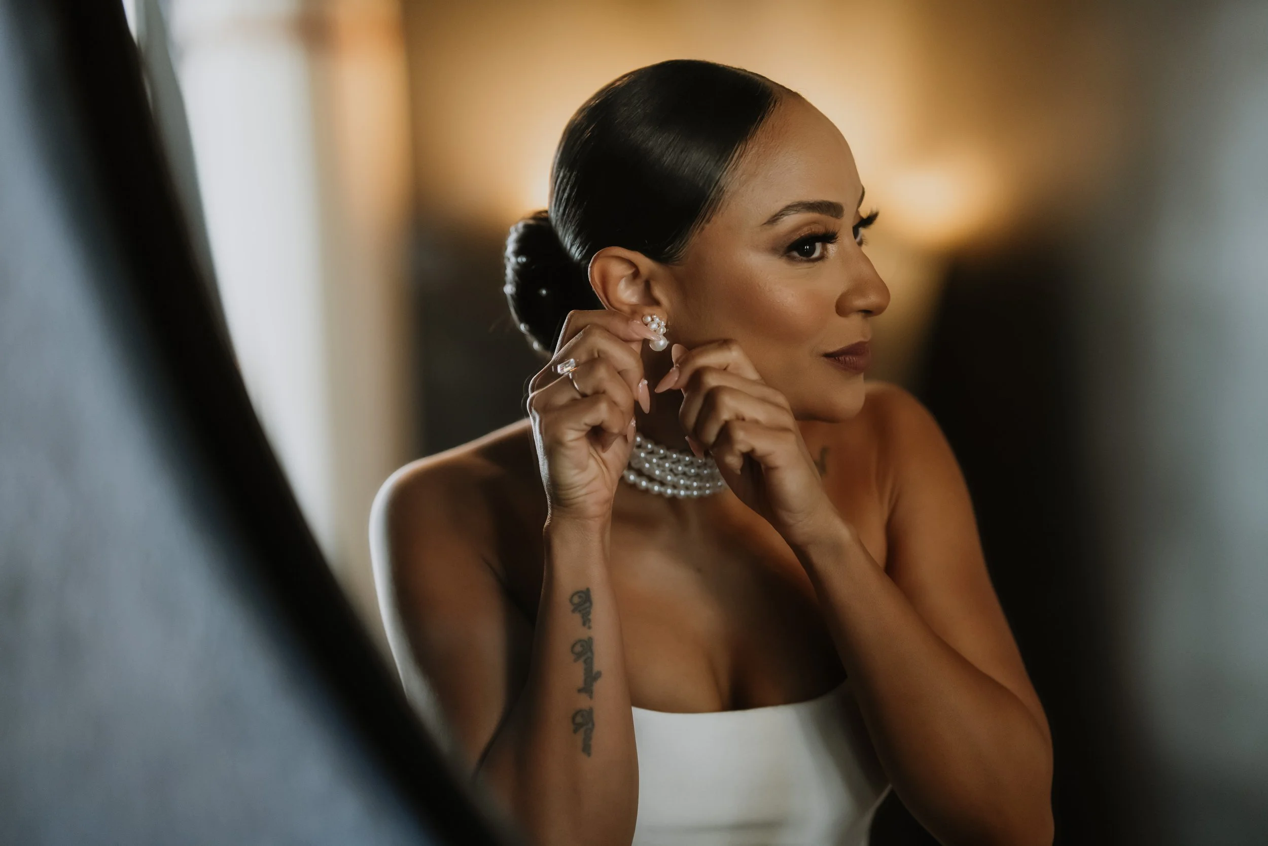 bride getting ready details
