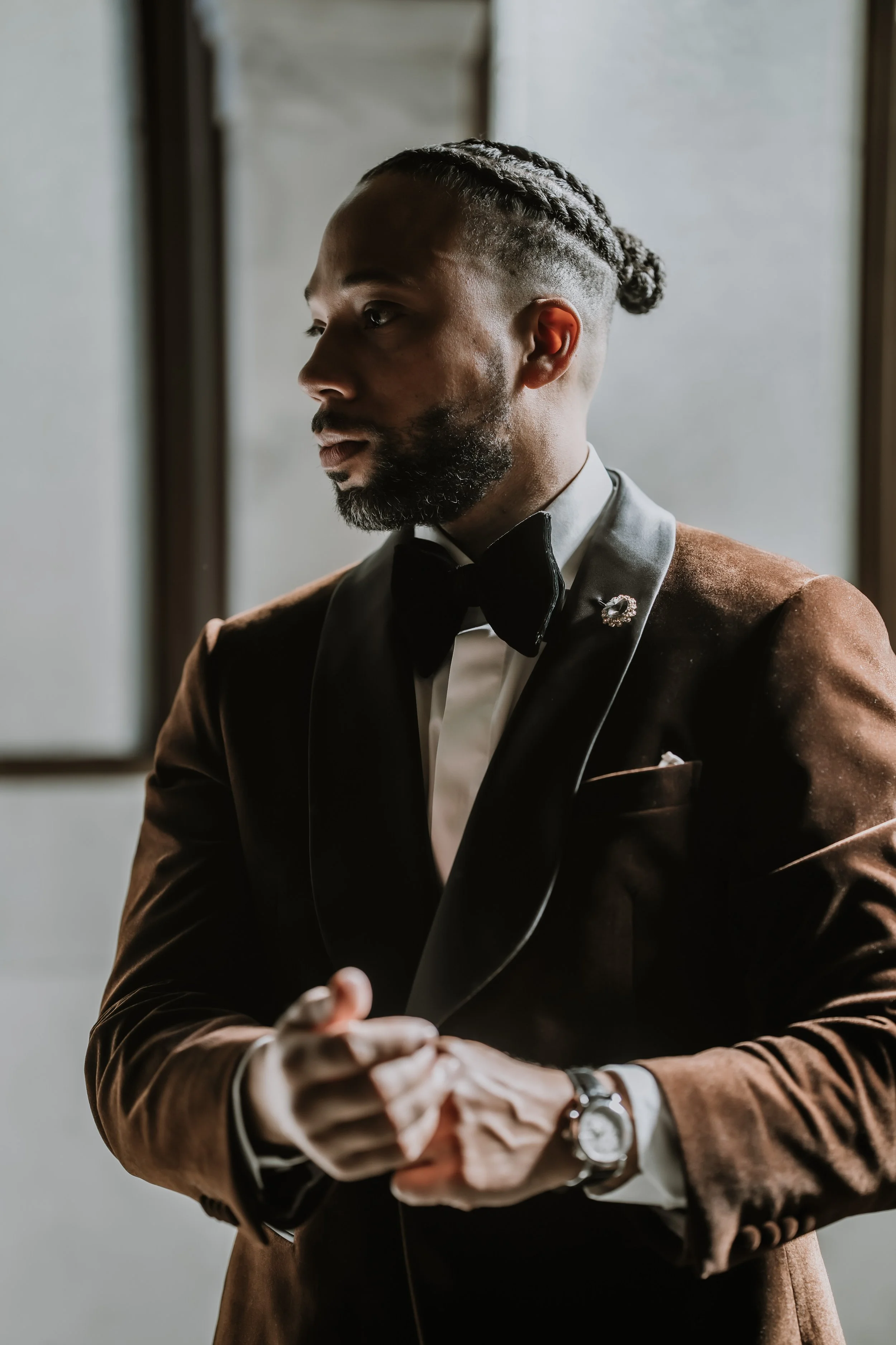 groom getting ready details