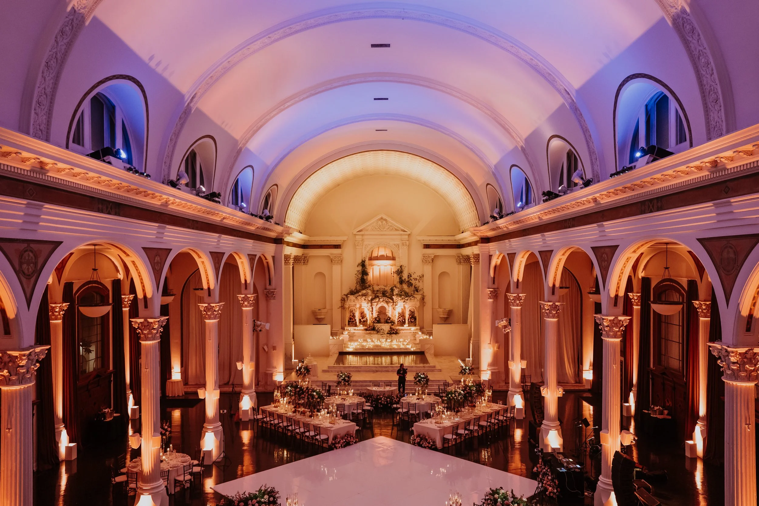 wedding reception at vibiana in los angeles