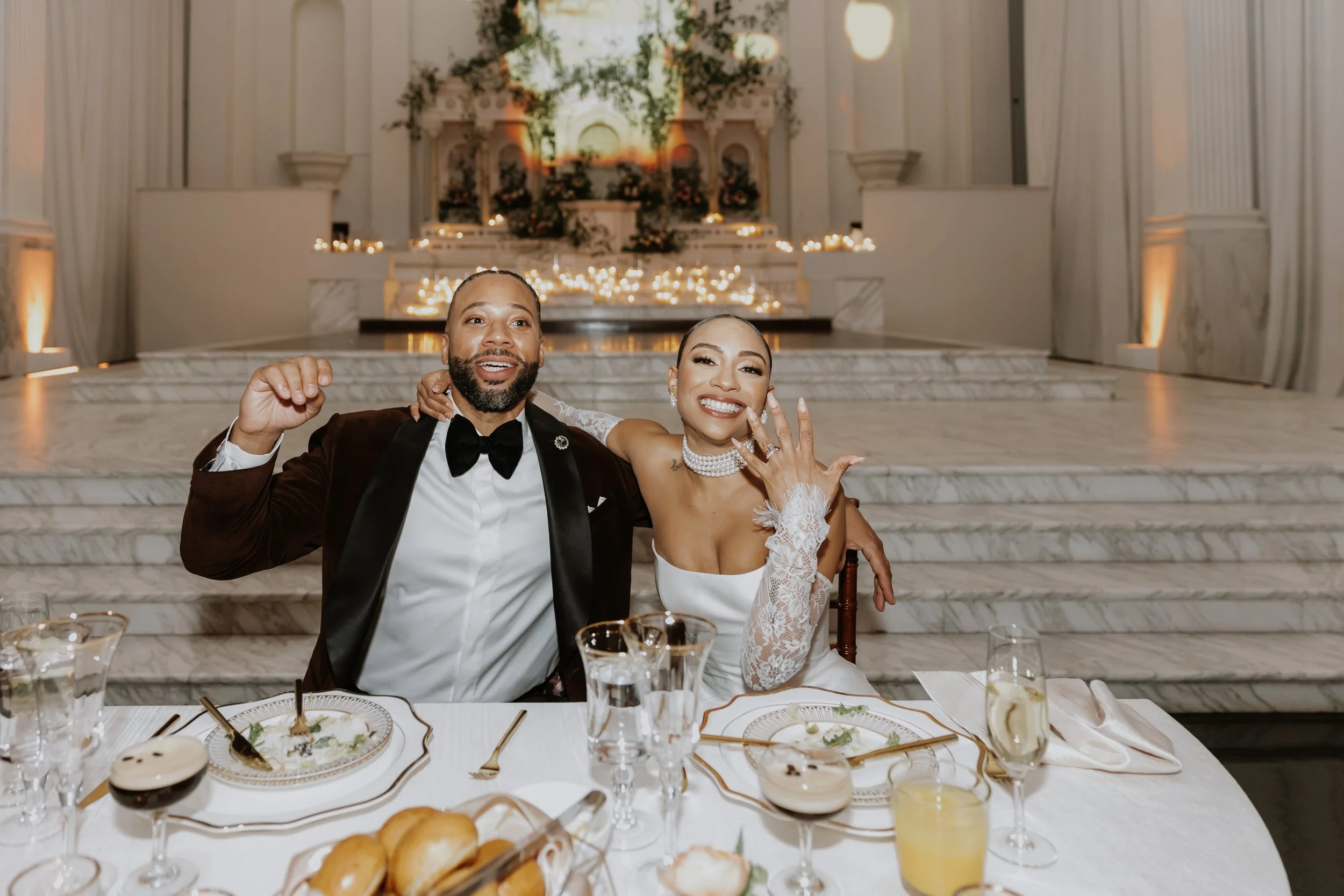 wedding reception at vibiana in los angeles