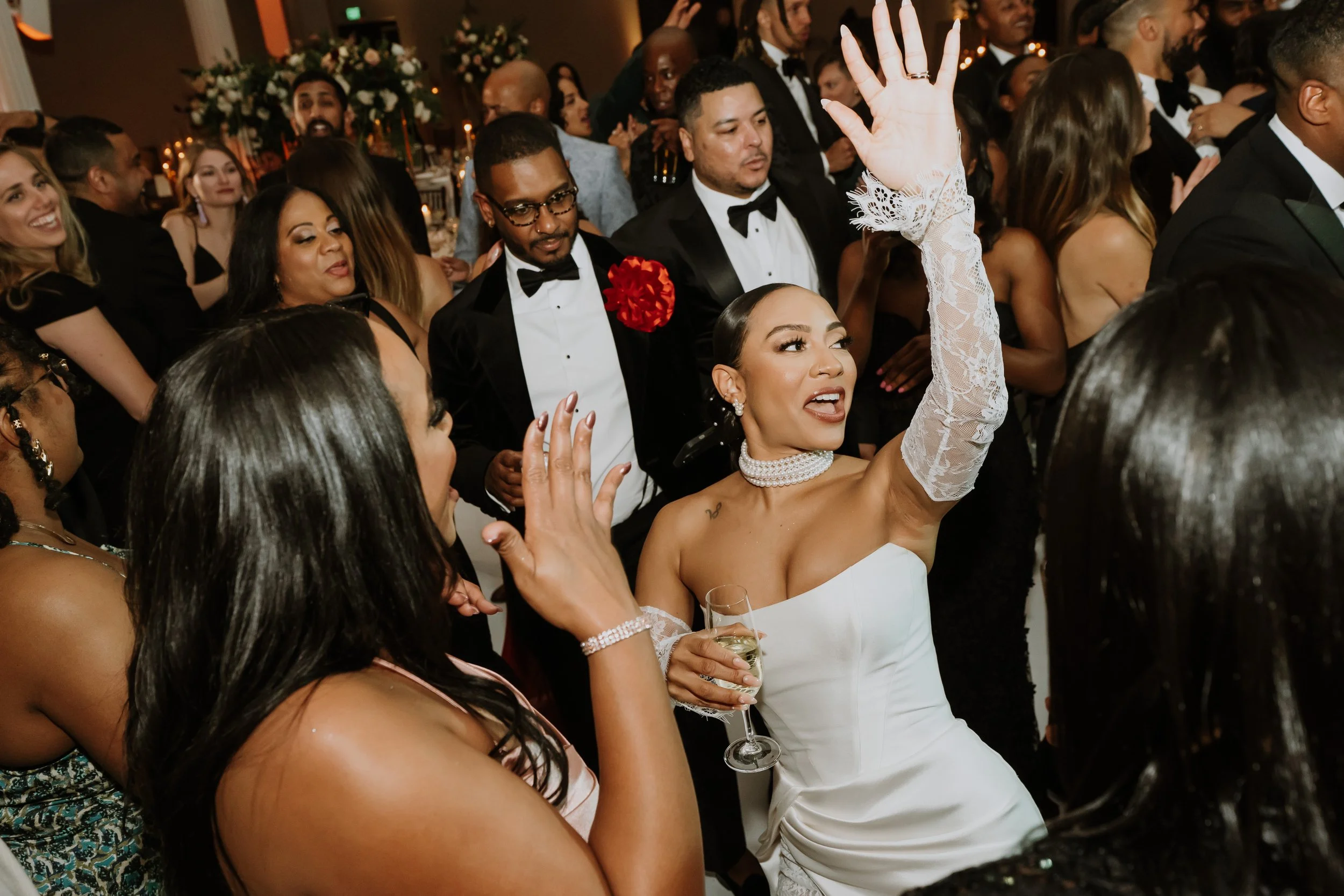wedding reception at vibiana in los angeles