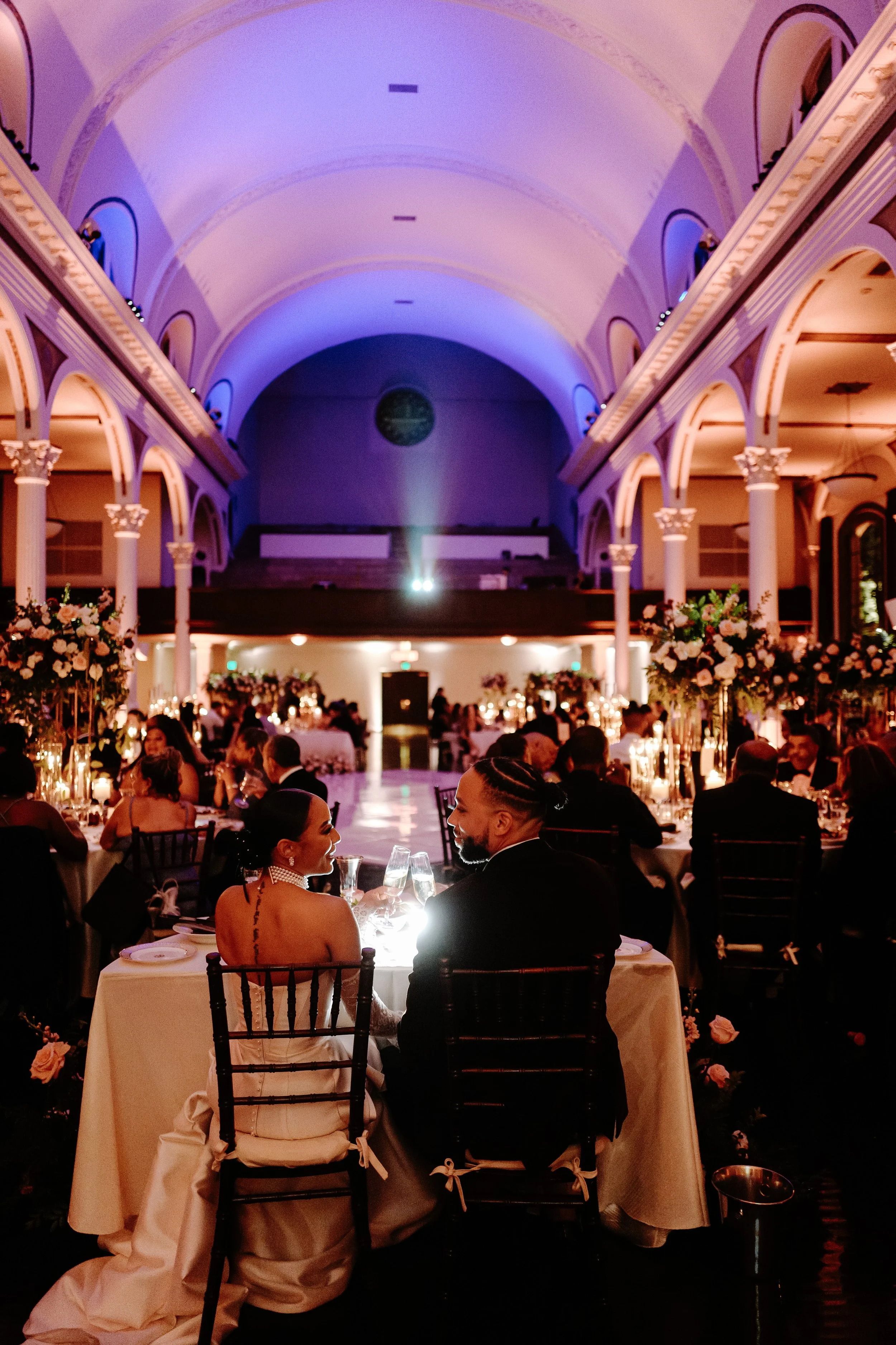 wedding reception at vibiana in los angeles