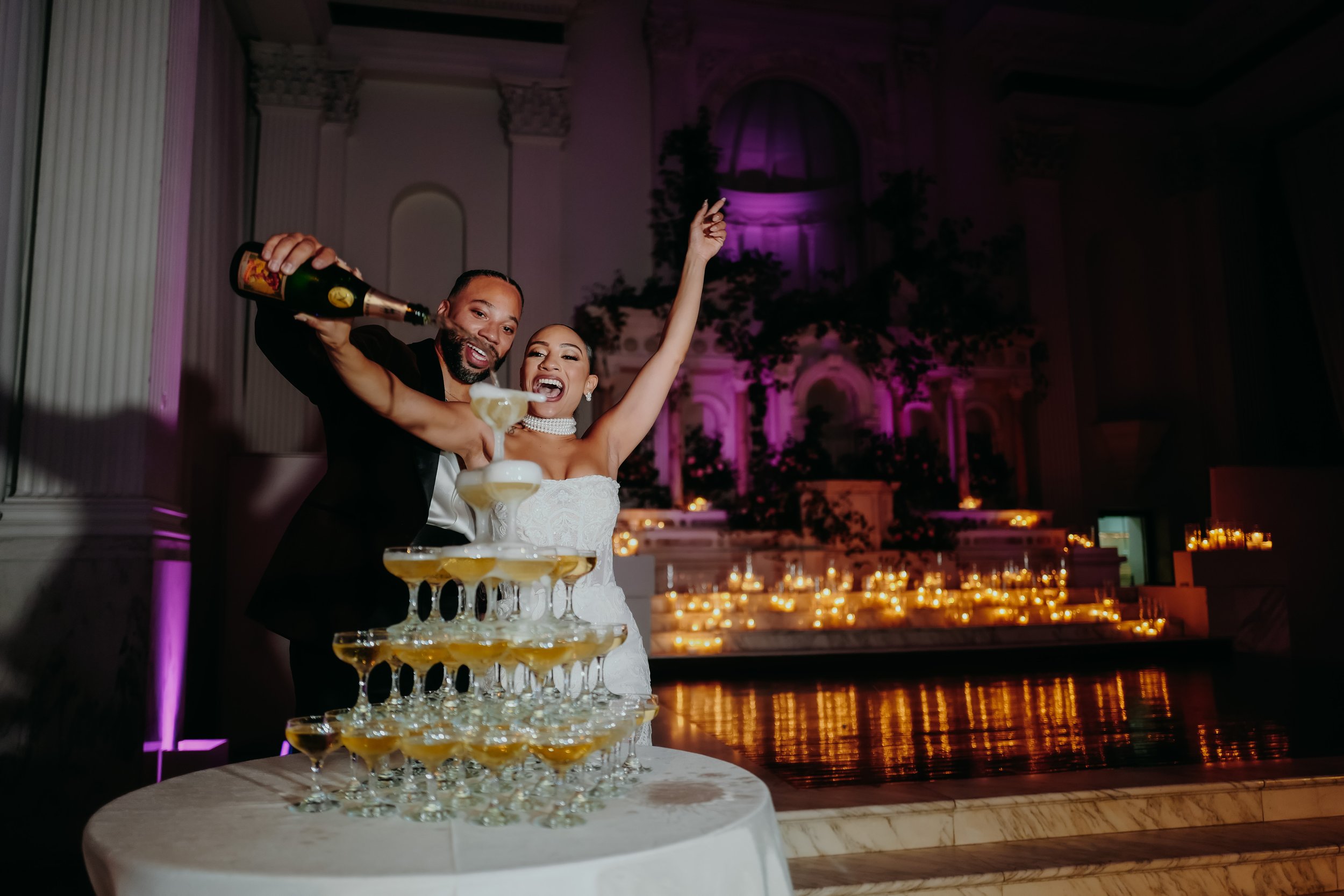 wedding reception at vibiana in los angeles