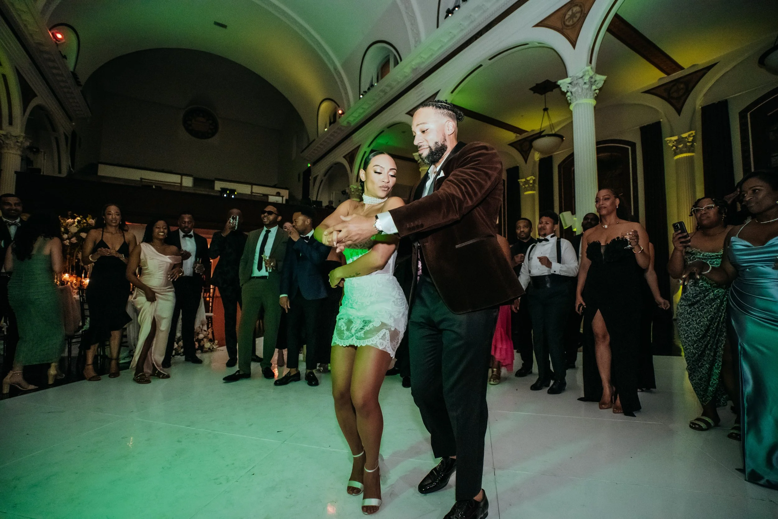 wedding reception at vibiana in los angeles