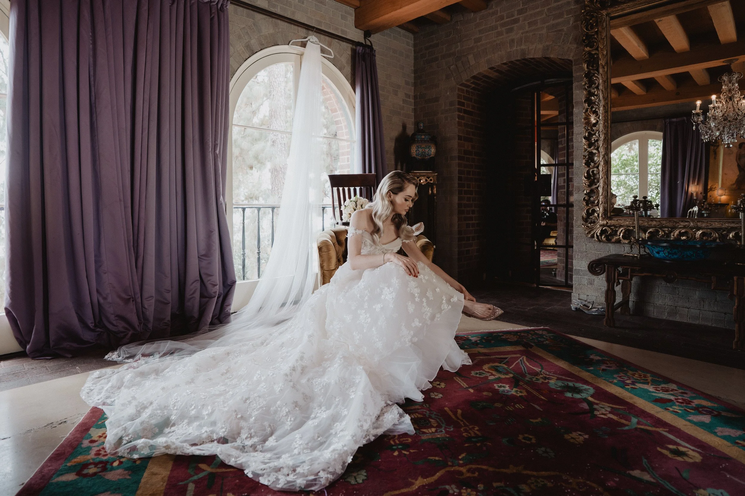 bride getting ready details