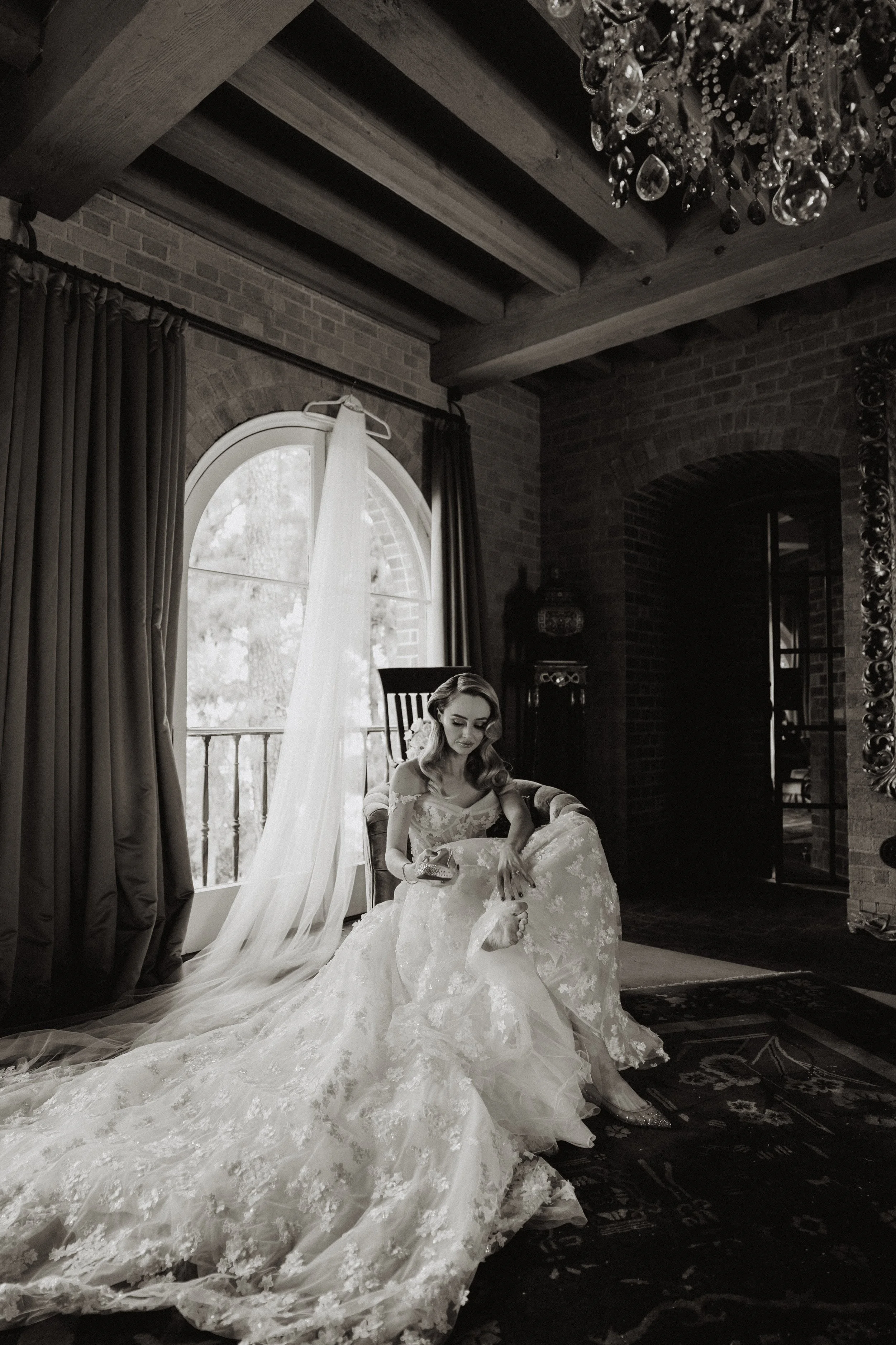 bride getting ready details