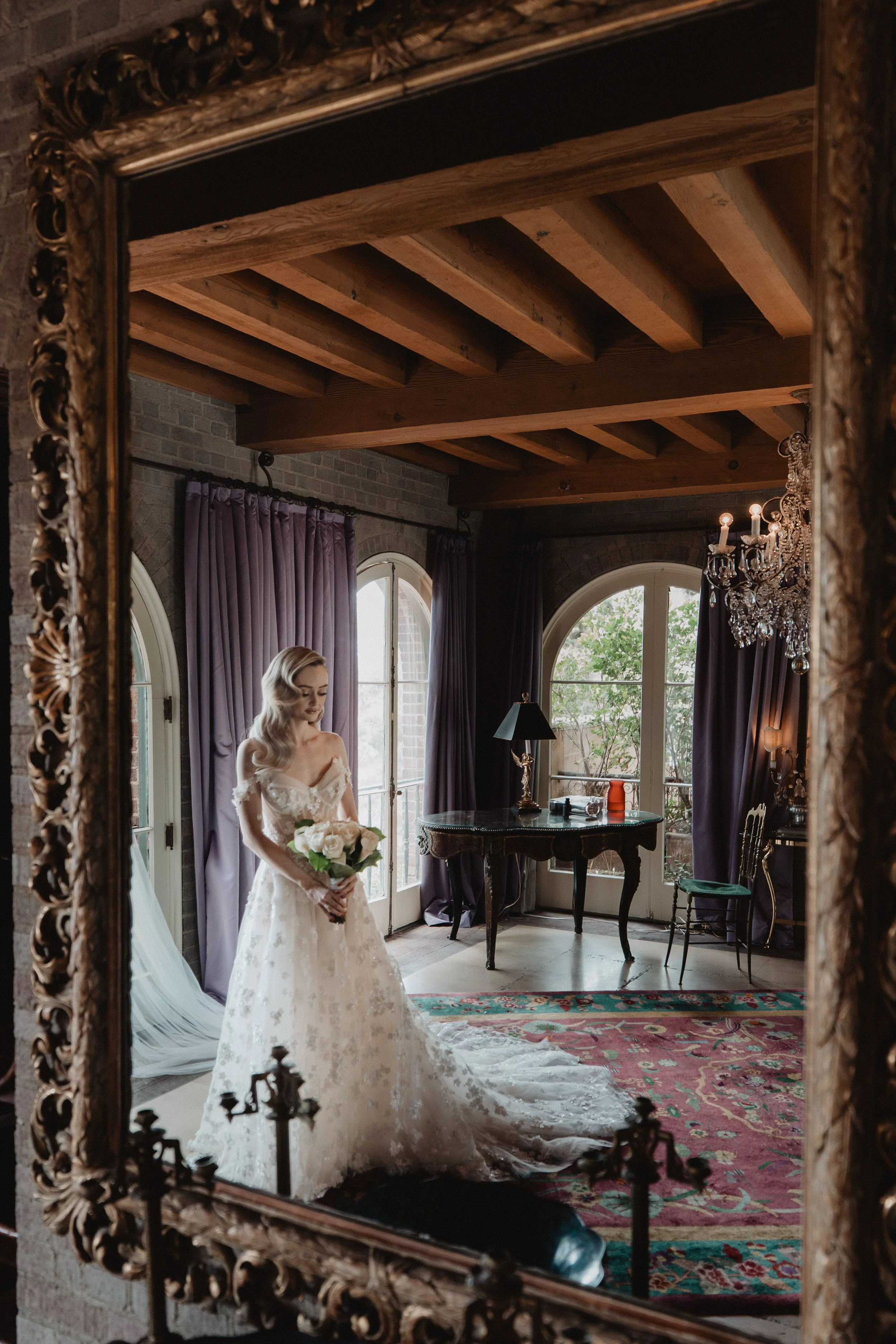 bride getting ready details