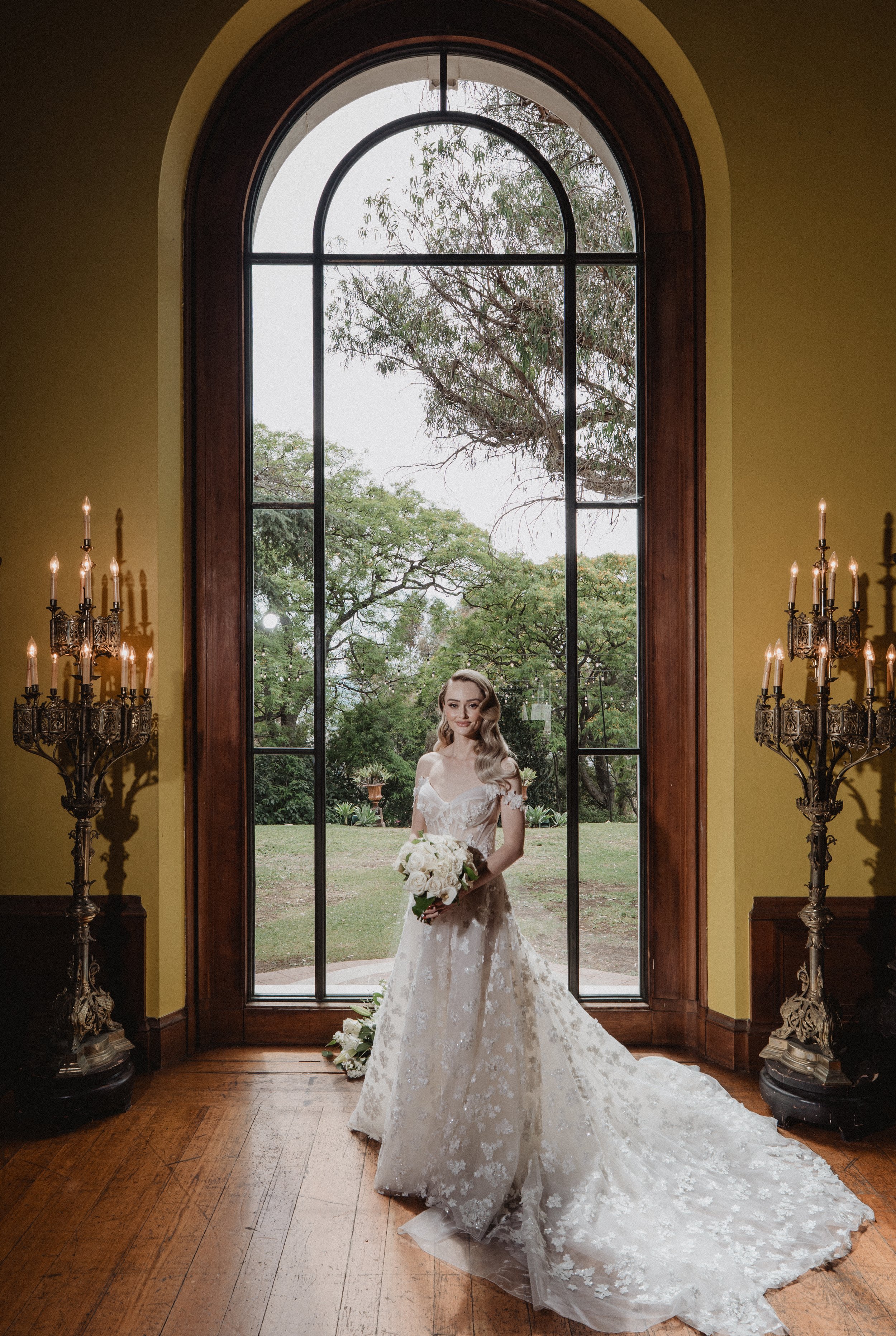 bride and groom portraits on their wedding day