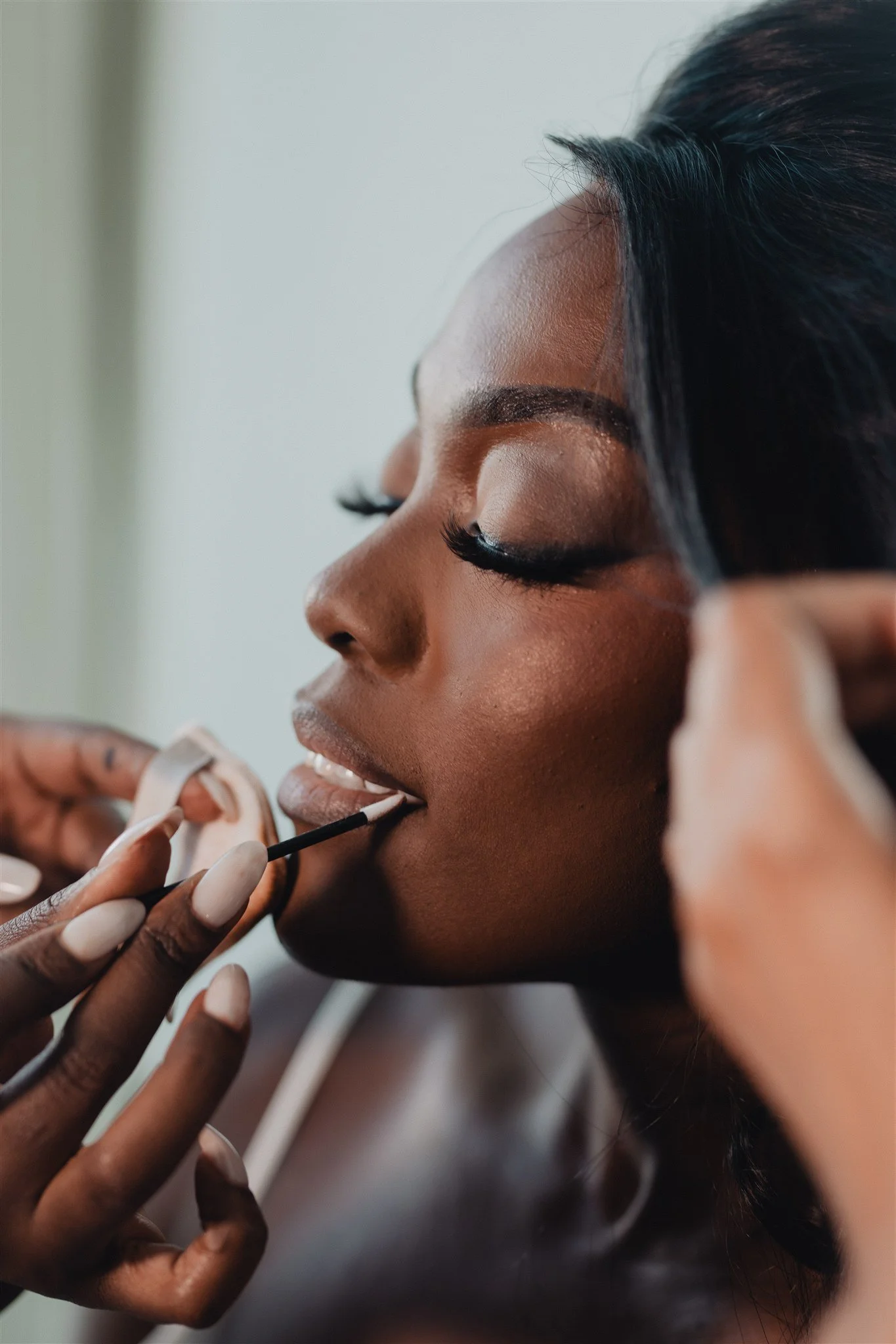 bride getting ready details on her wedding day at vertigo LA