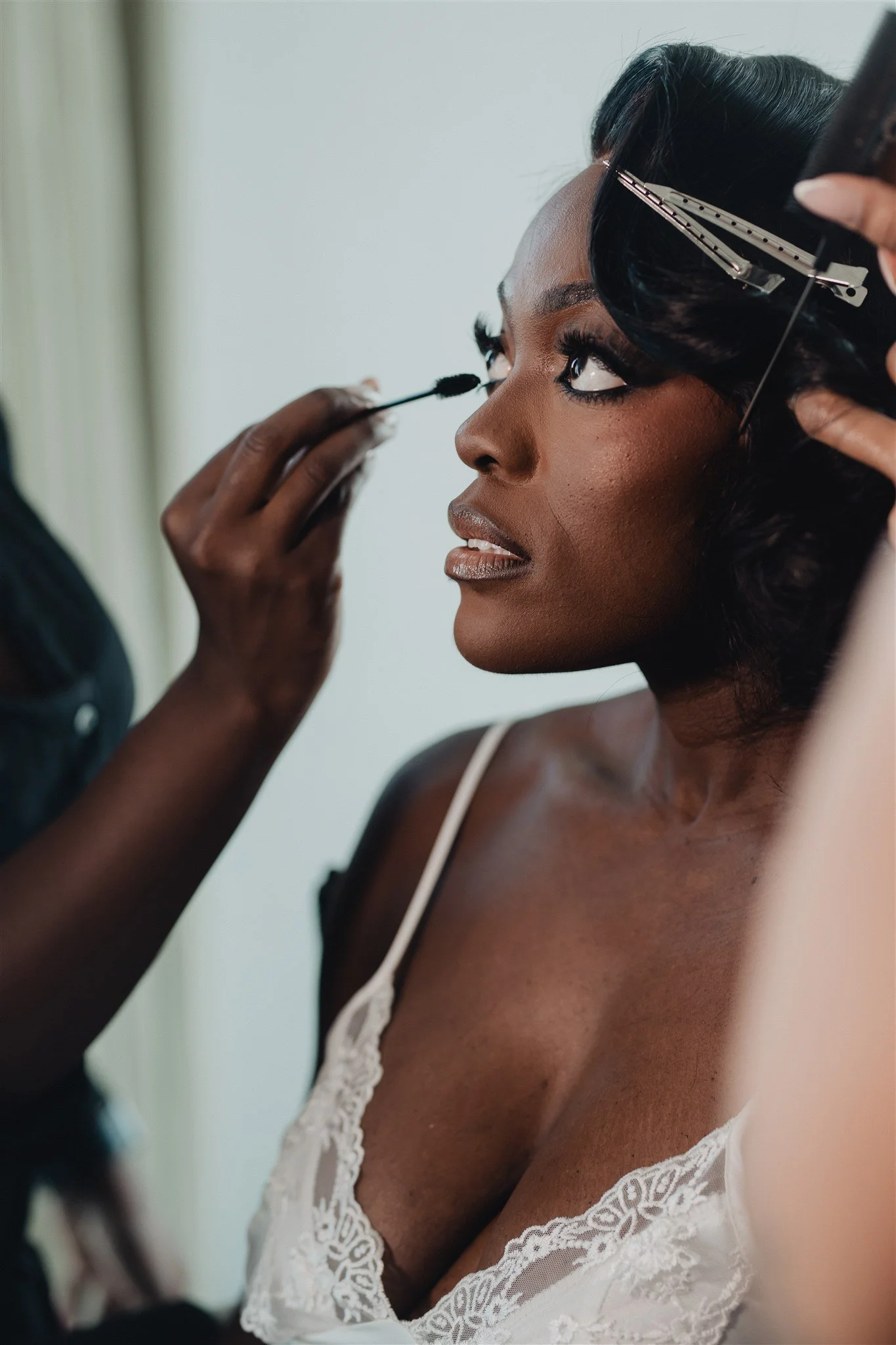 bride getting ready details on her wedding day at vertigo LA