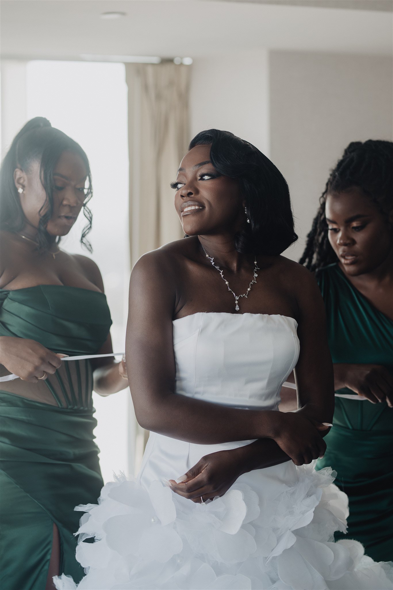 bride getting ready details on her wedding day at vertigo LA