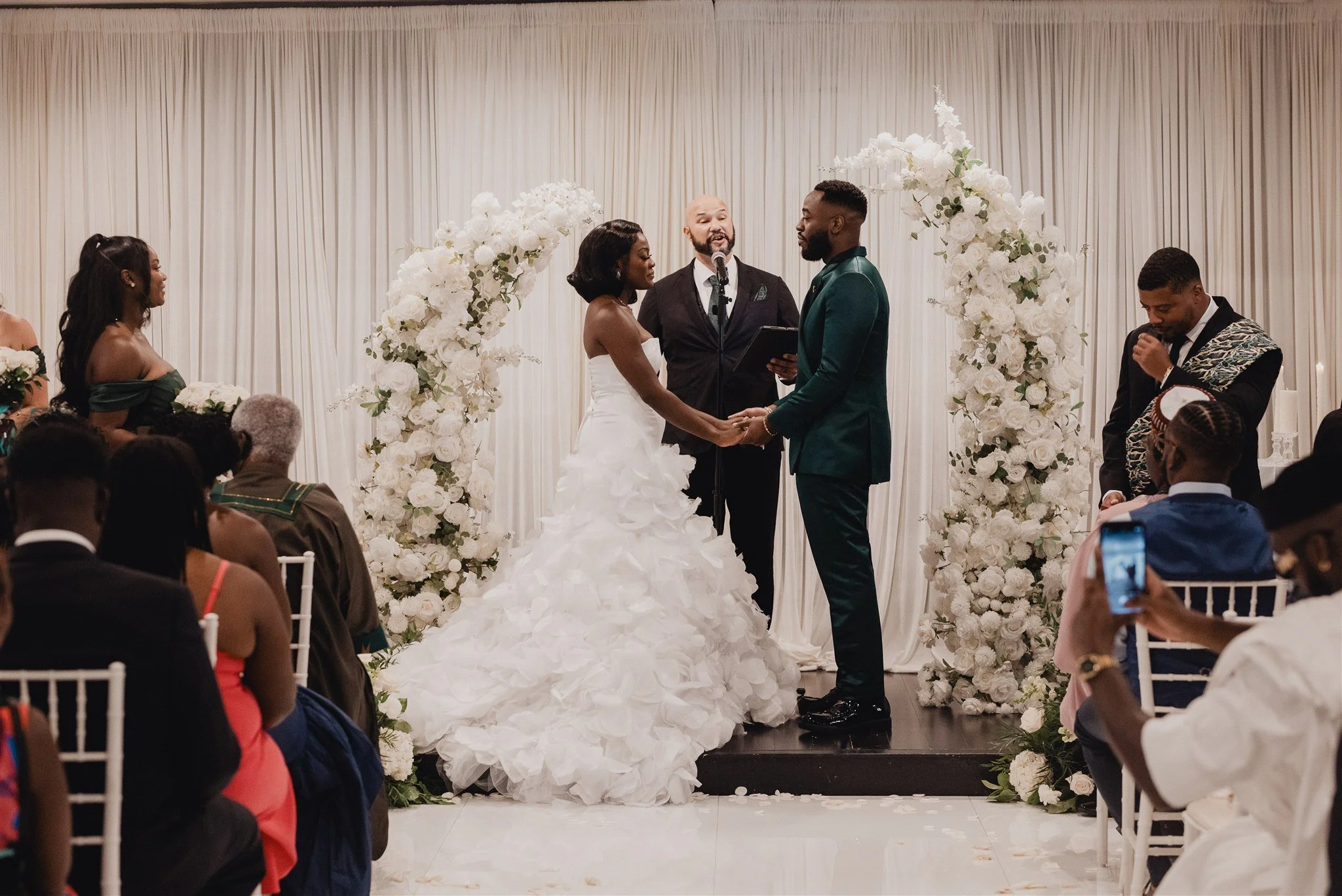 wedding ceremony at vertigo LA