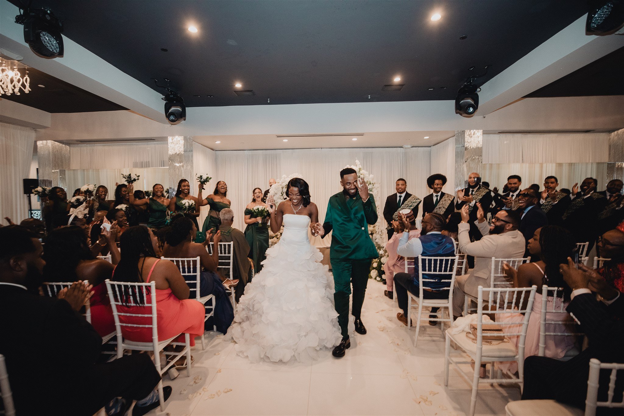 wedding ceremony at vertigo LA