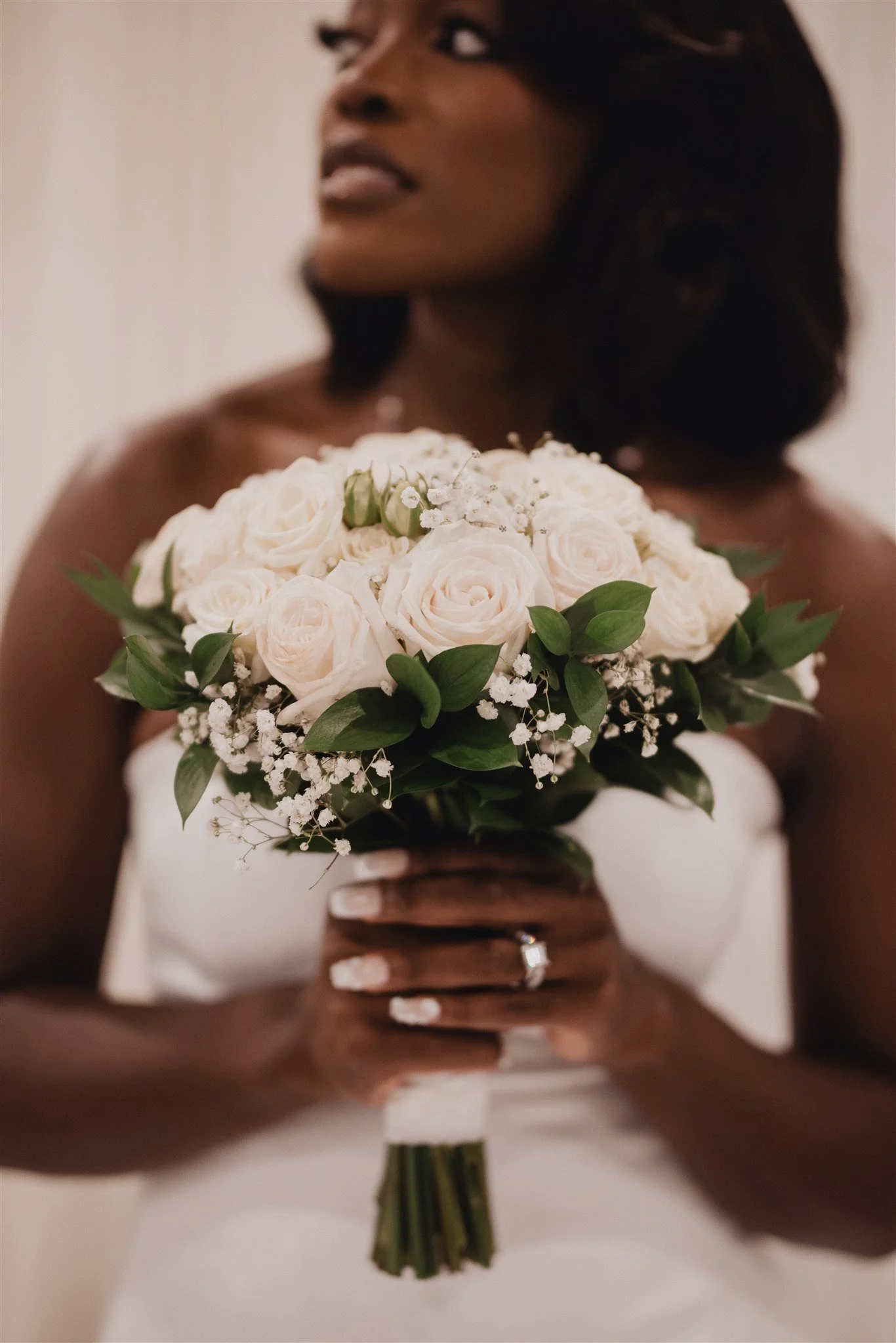 bride portrait on her wedding day at vertigo LA