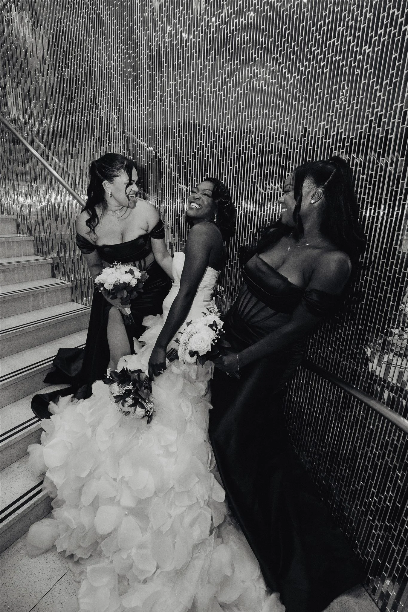 wedding party portraits at the vertigo LA