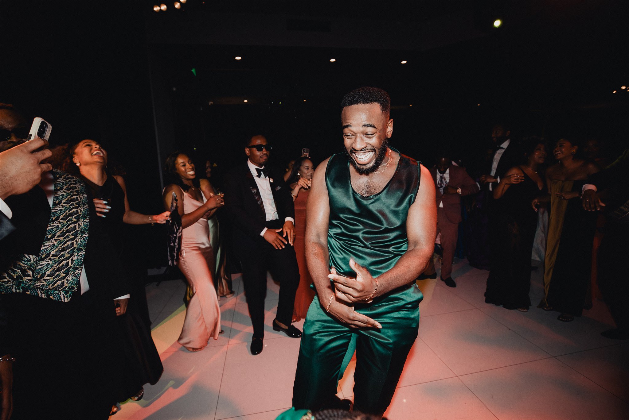 wedding reception at vertigo LA