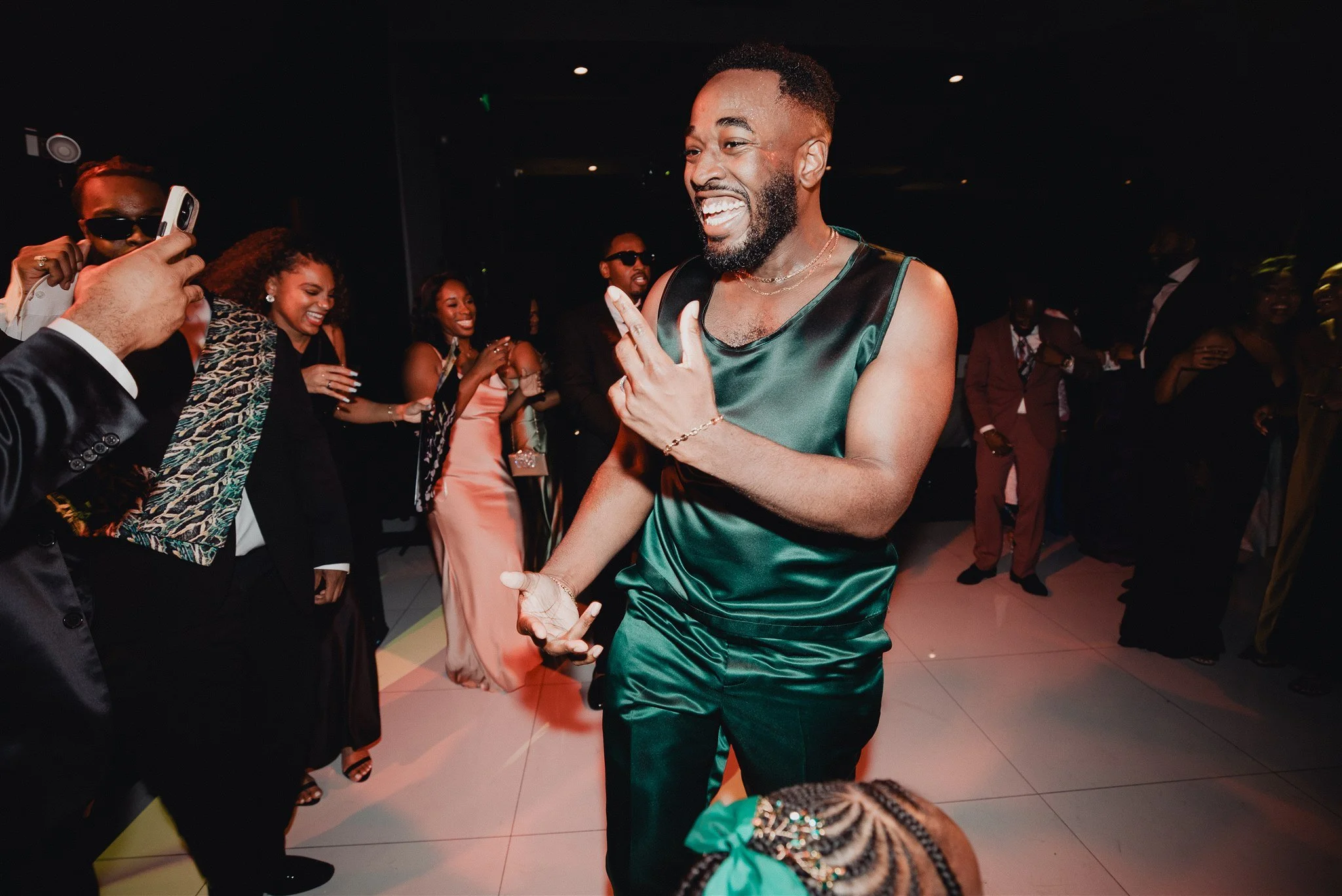 wedding reception at vertigo LA