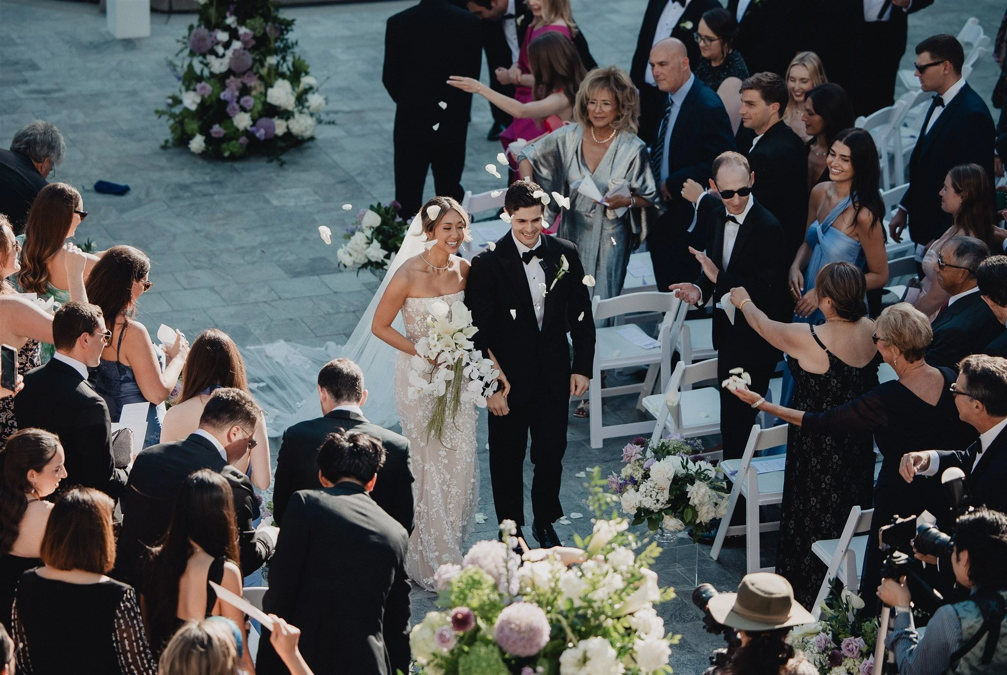 wedding ceremony at skirball cultural center