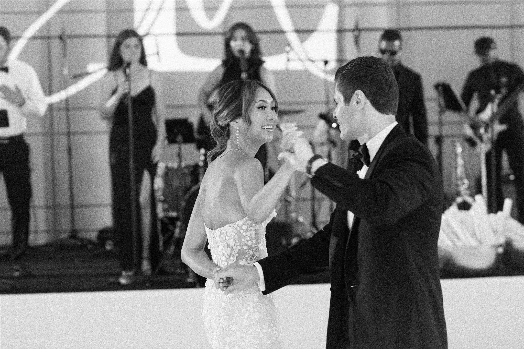 wedding reception fun at skirball center