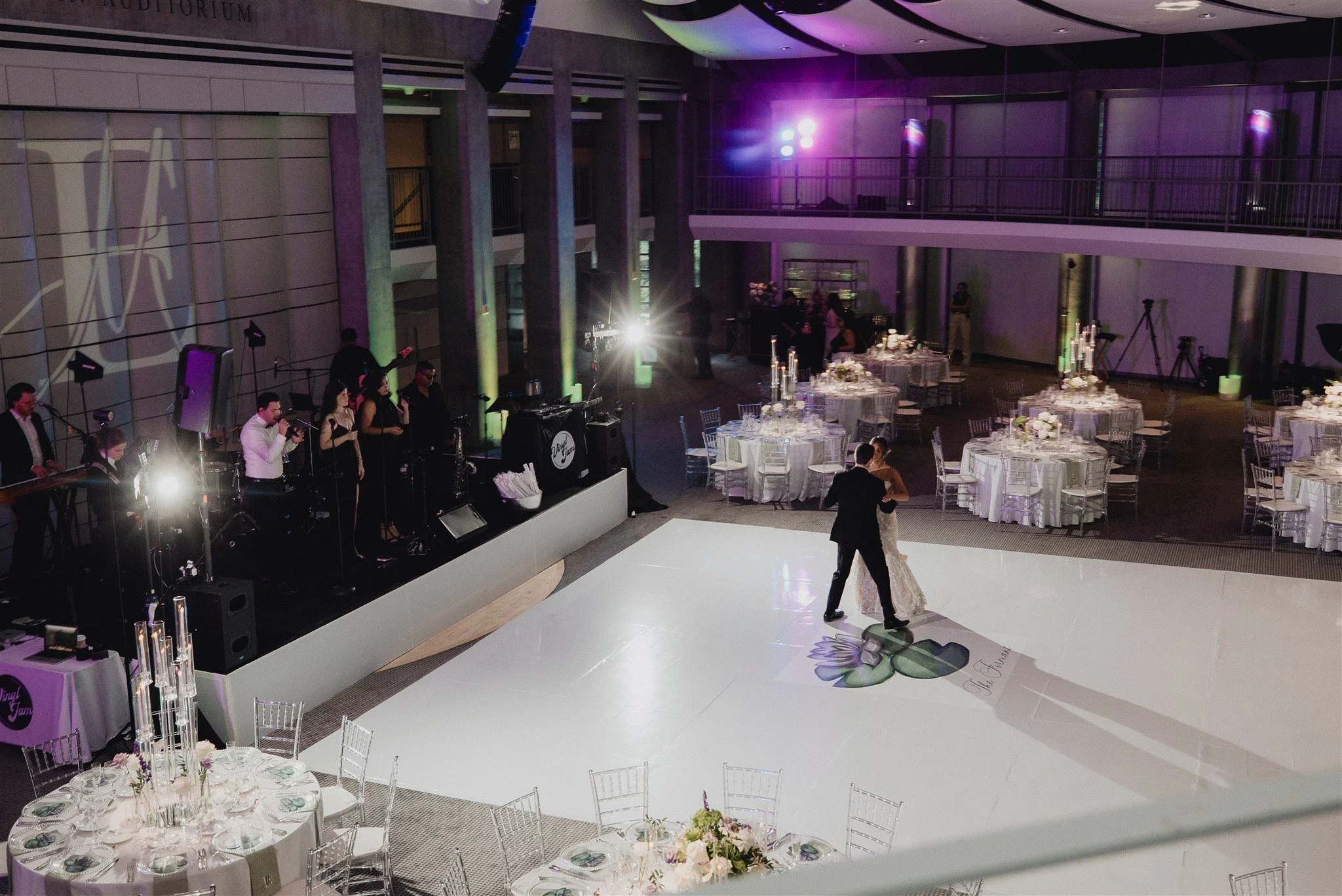 wedding reception fun at skirball center