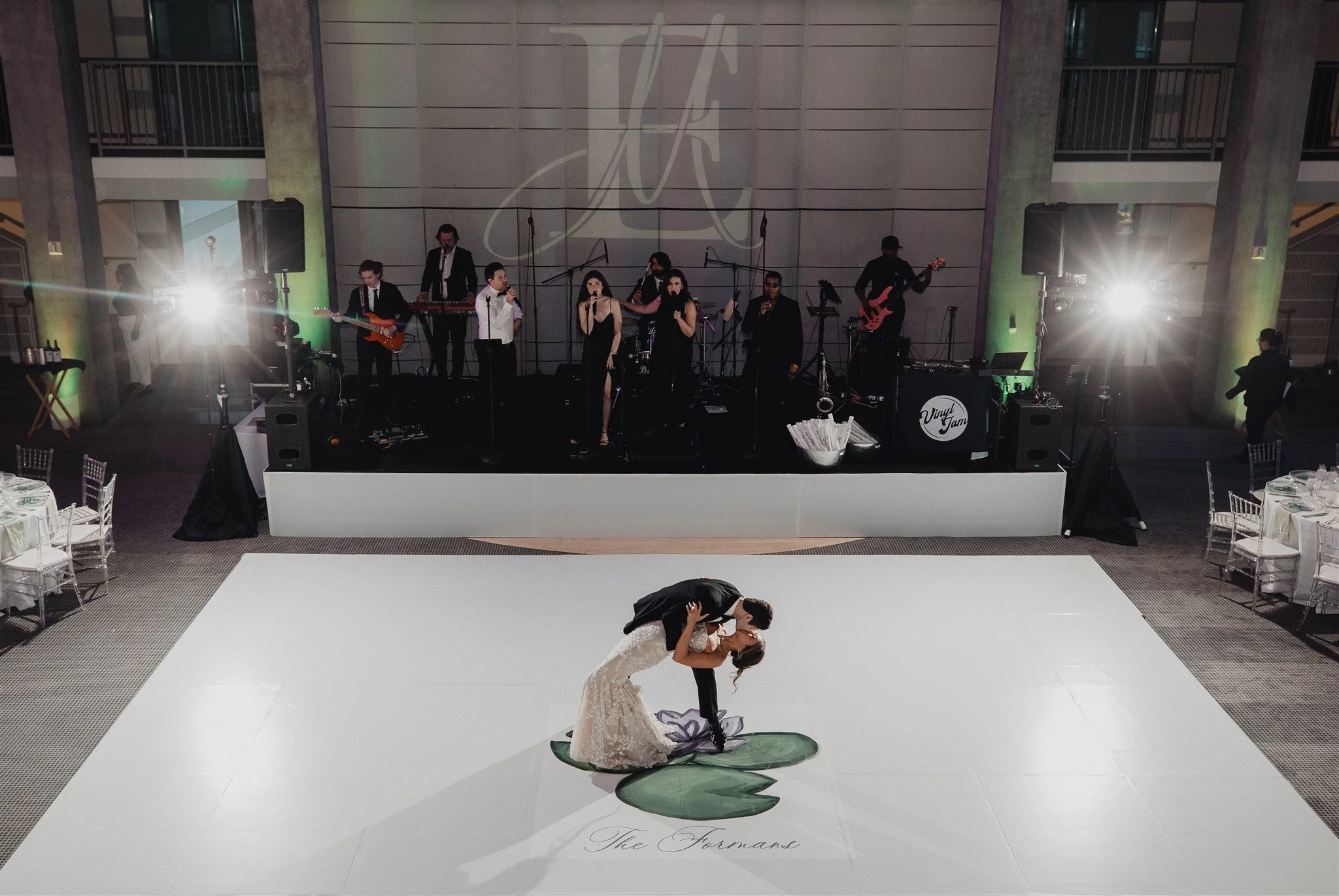 wedding reception fun at skirball center