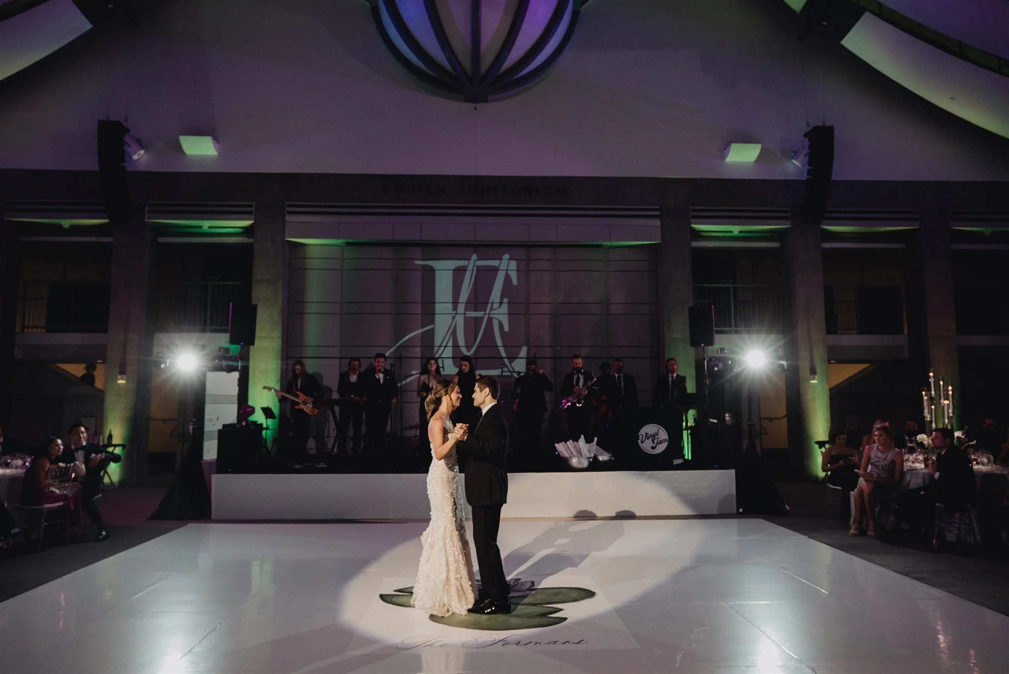 wedding reception fun at skirball center