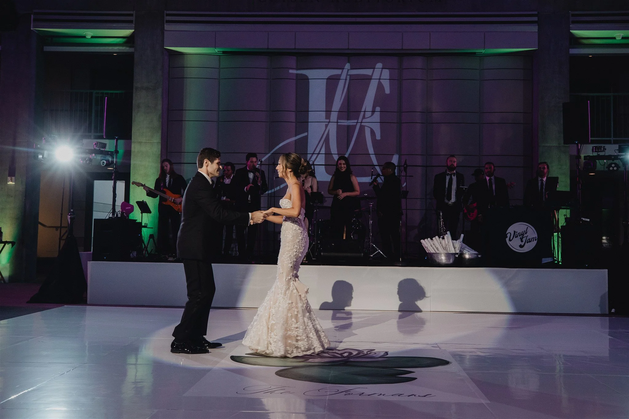 wedding reception fun at skirball center