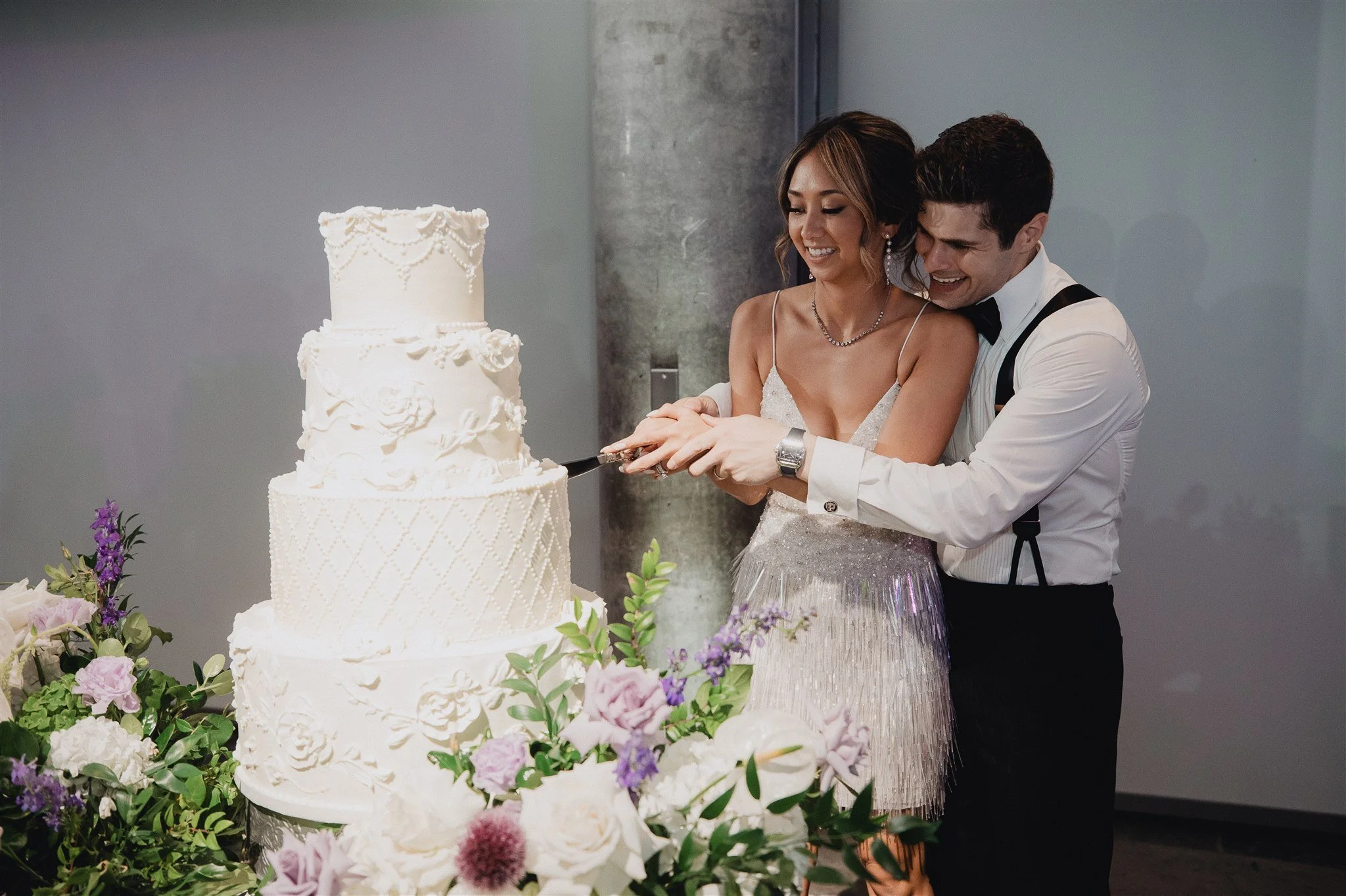 wedding reception fun at skirball center