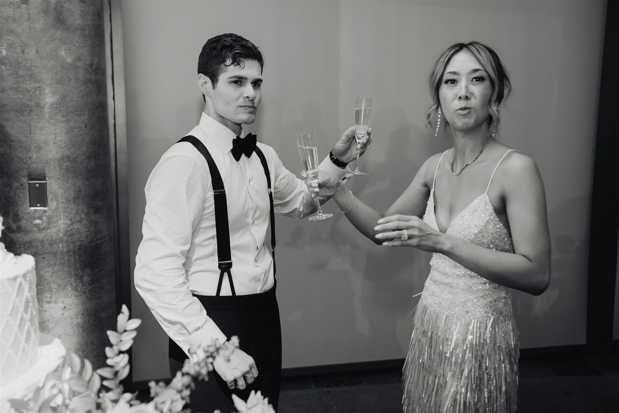 wedding reception fun at skirball center