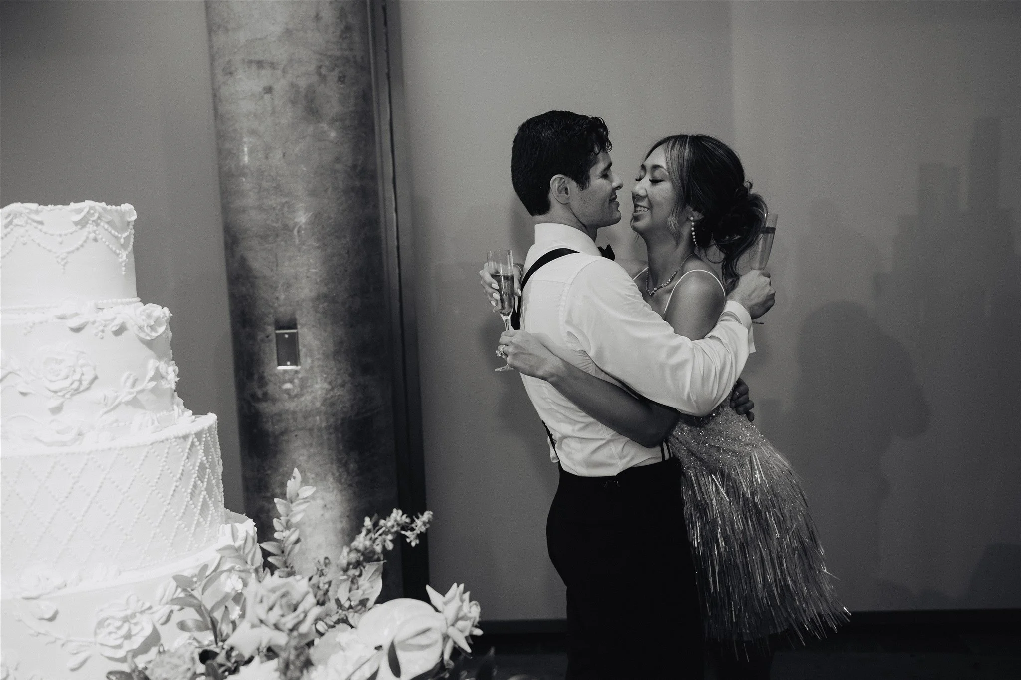 wedding reception fun at skirball center