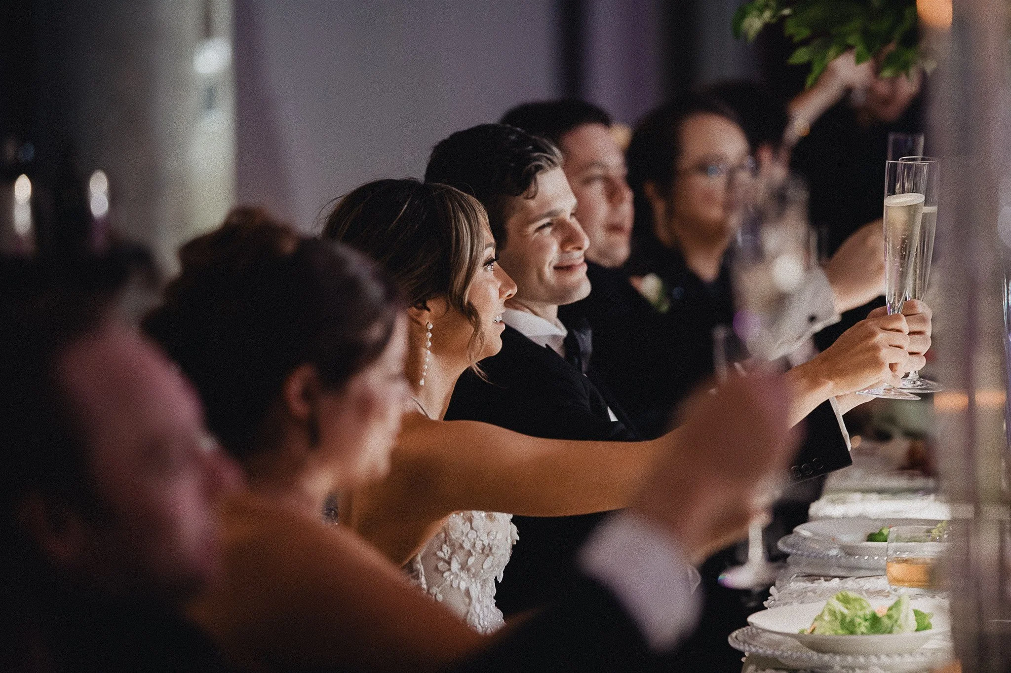 wedding reception fun at skirball center