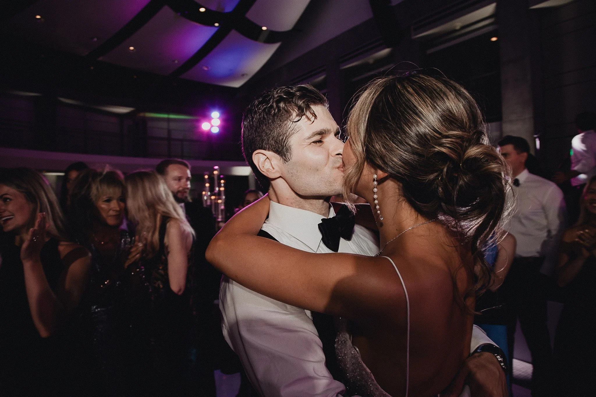 wedding reception fun at skirball center