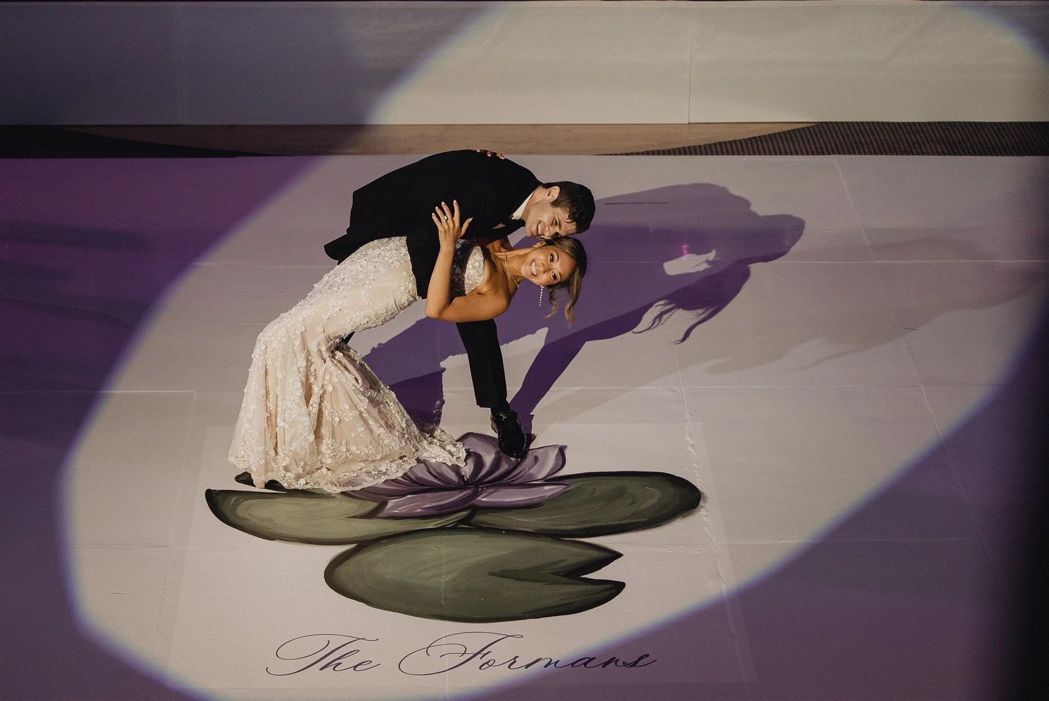 wedding reception fun at skirball center